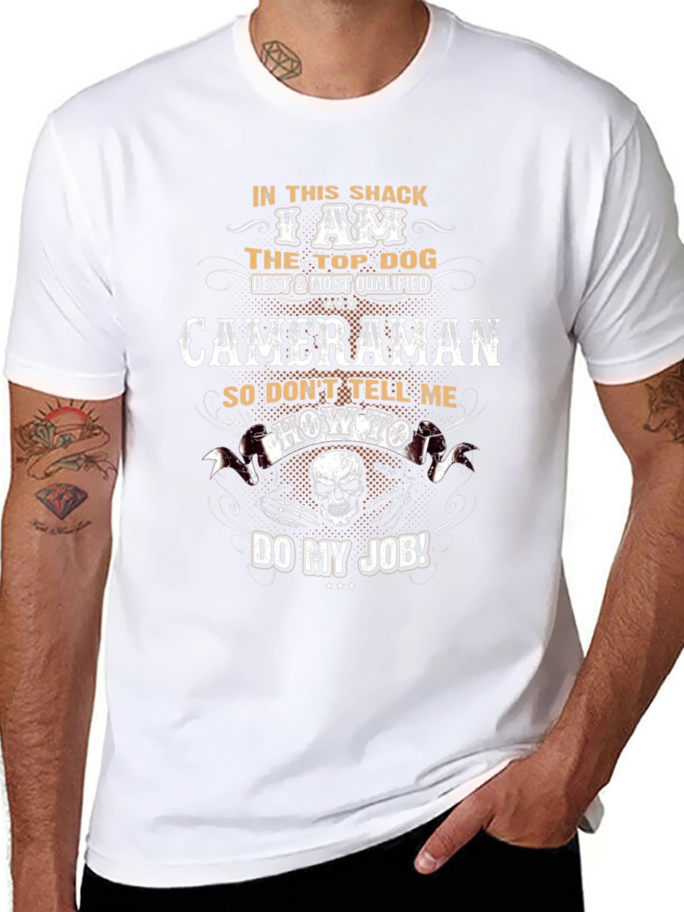 Cameraman Top Dog T-Shirt