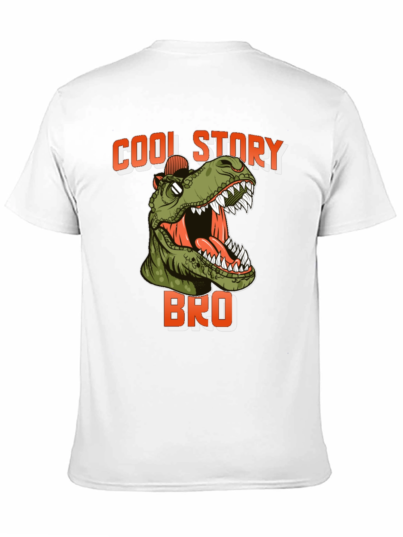 Cool Story Bro Dinosaur T-Shirt - Black