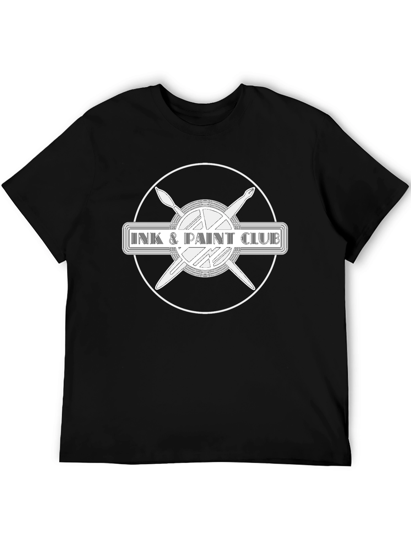 Ink & Paint Club Graphic T-Shirt - Black