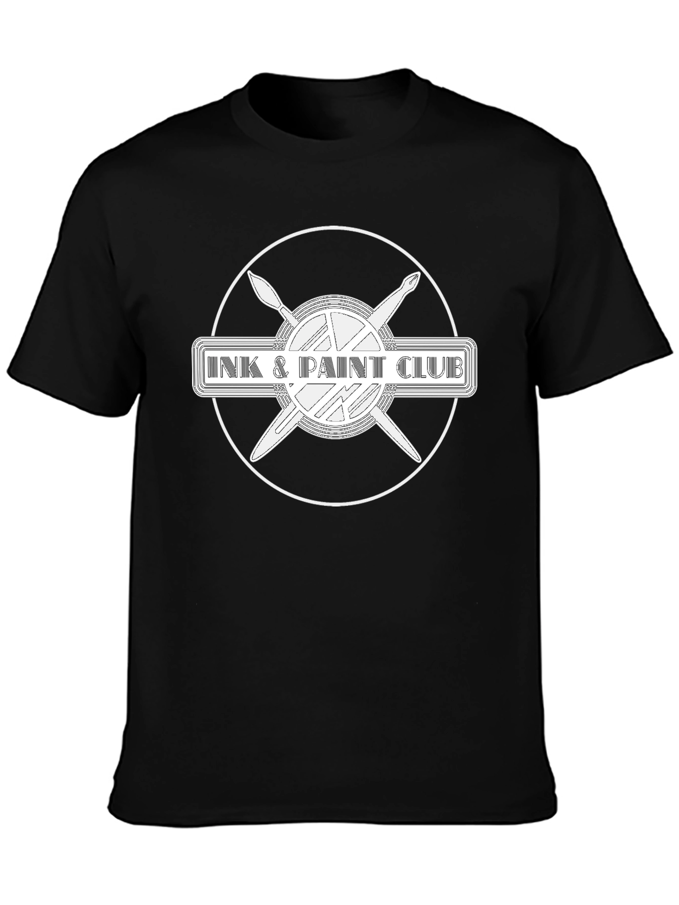 Ink & Paint Club Graphic T-Shirt - Black