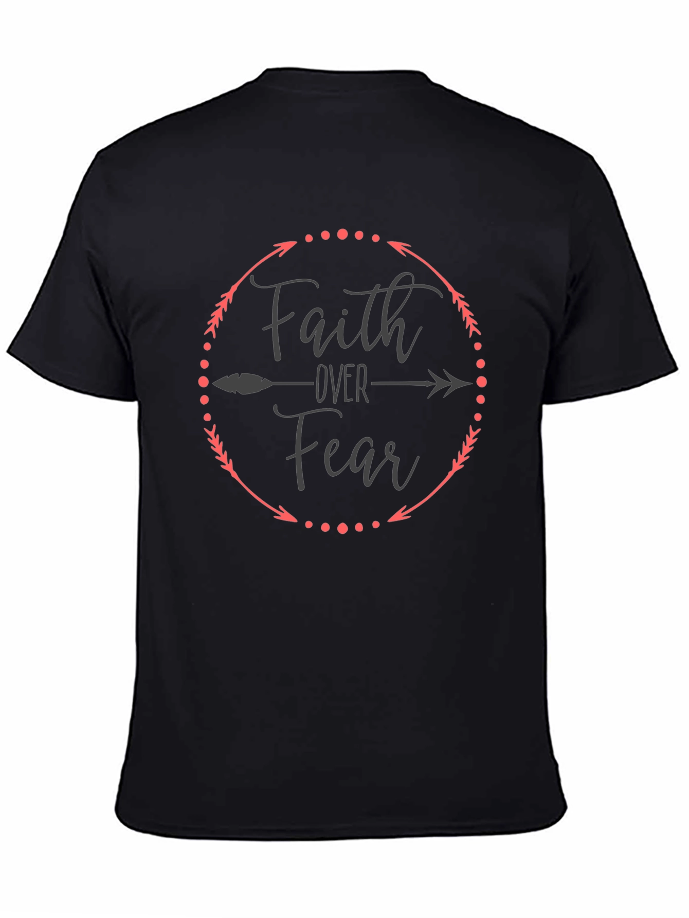 Faith Over Fear Graphic Tee - Inspirational Design