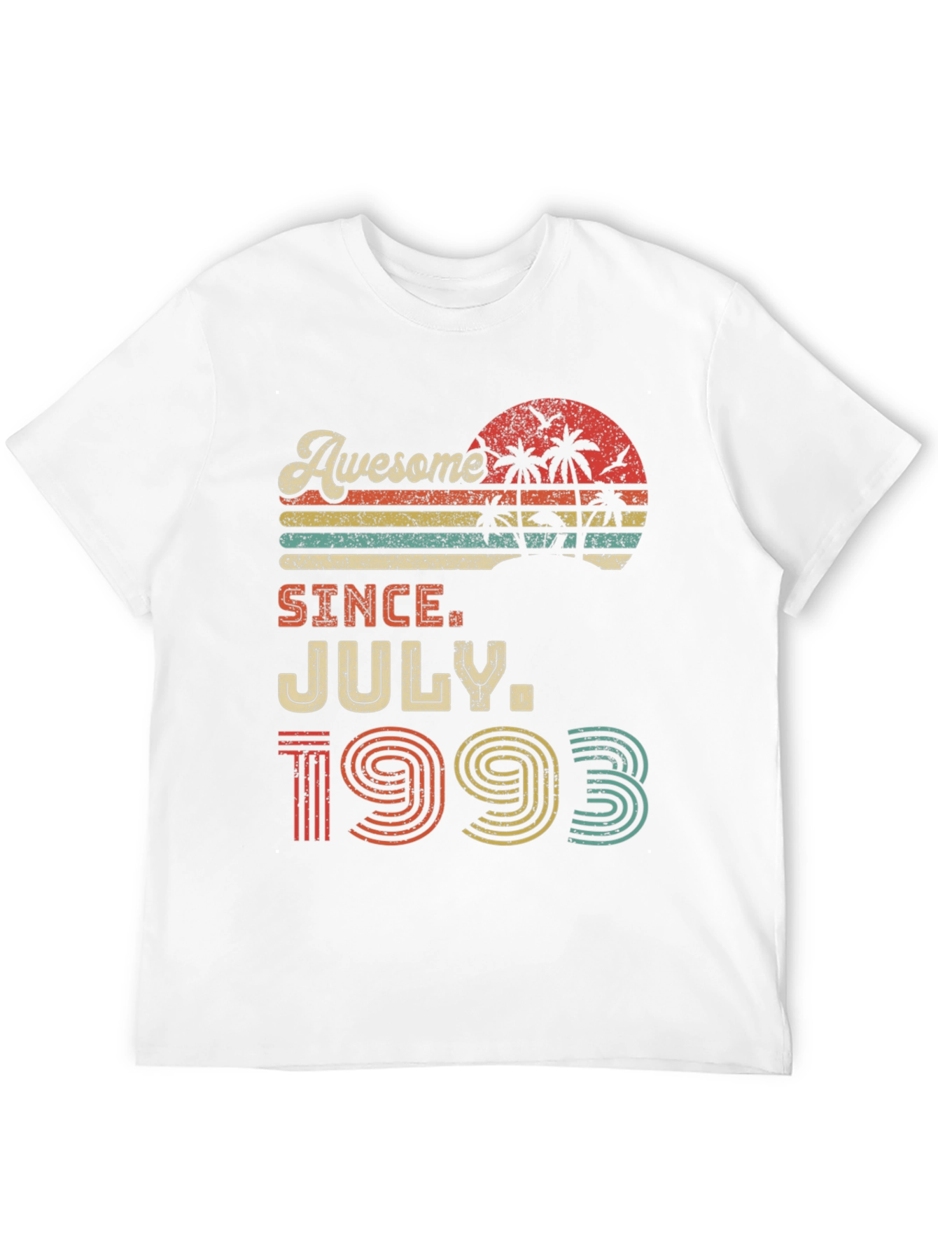 Awesome Since July 1993 Black T-Shirt