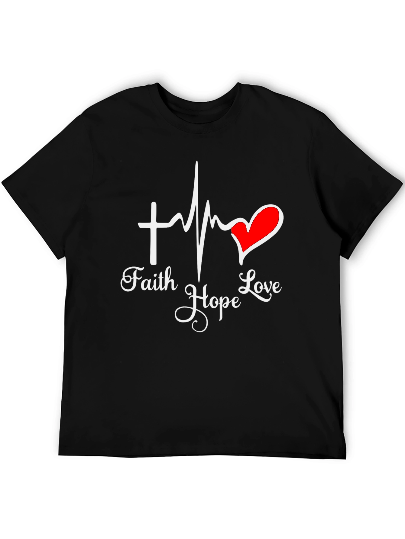 Faith Hope Love Graphic T-Shirt