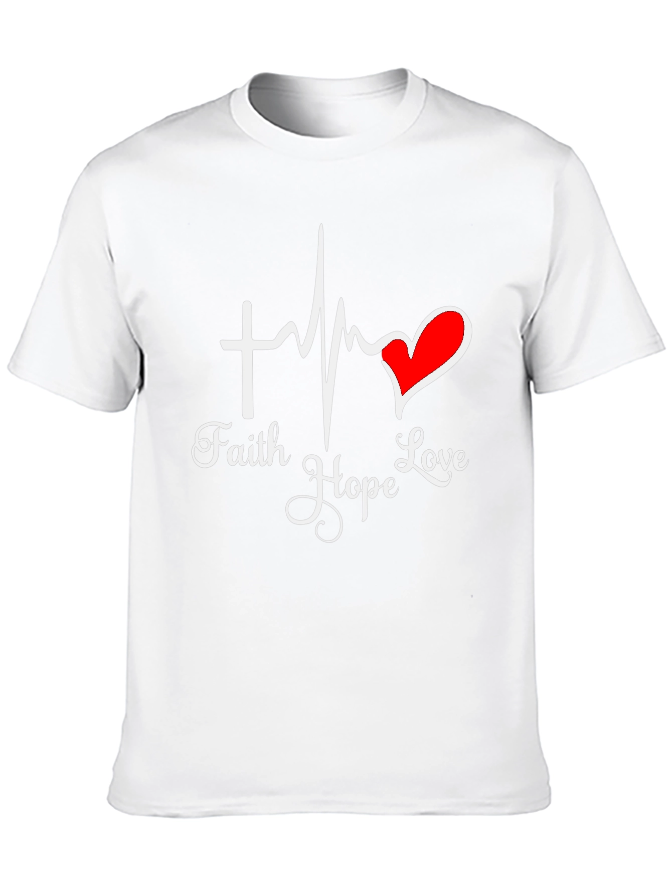 Faith Hope Love Graphic T-Shirt