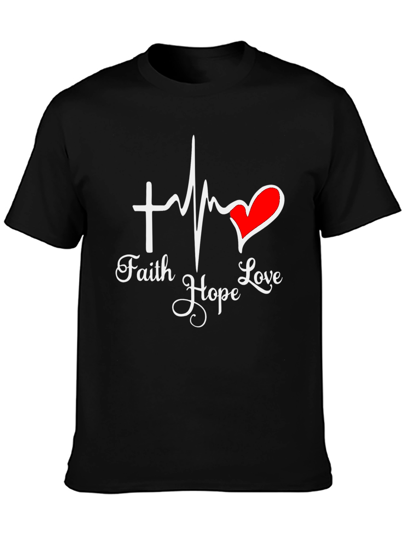 Faith Hope Love Graphic T-Shirt