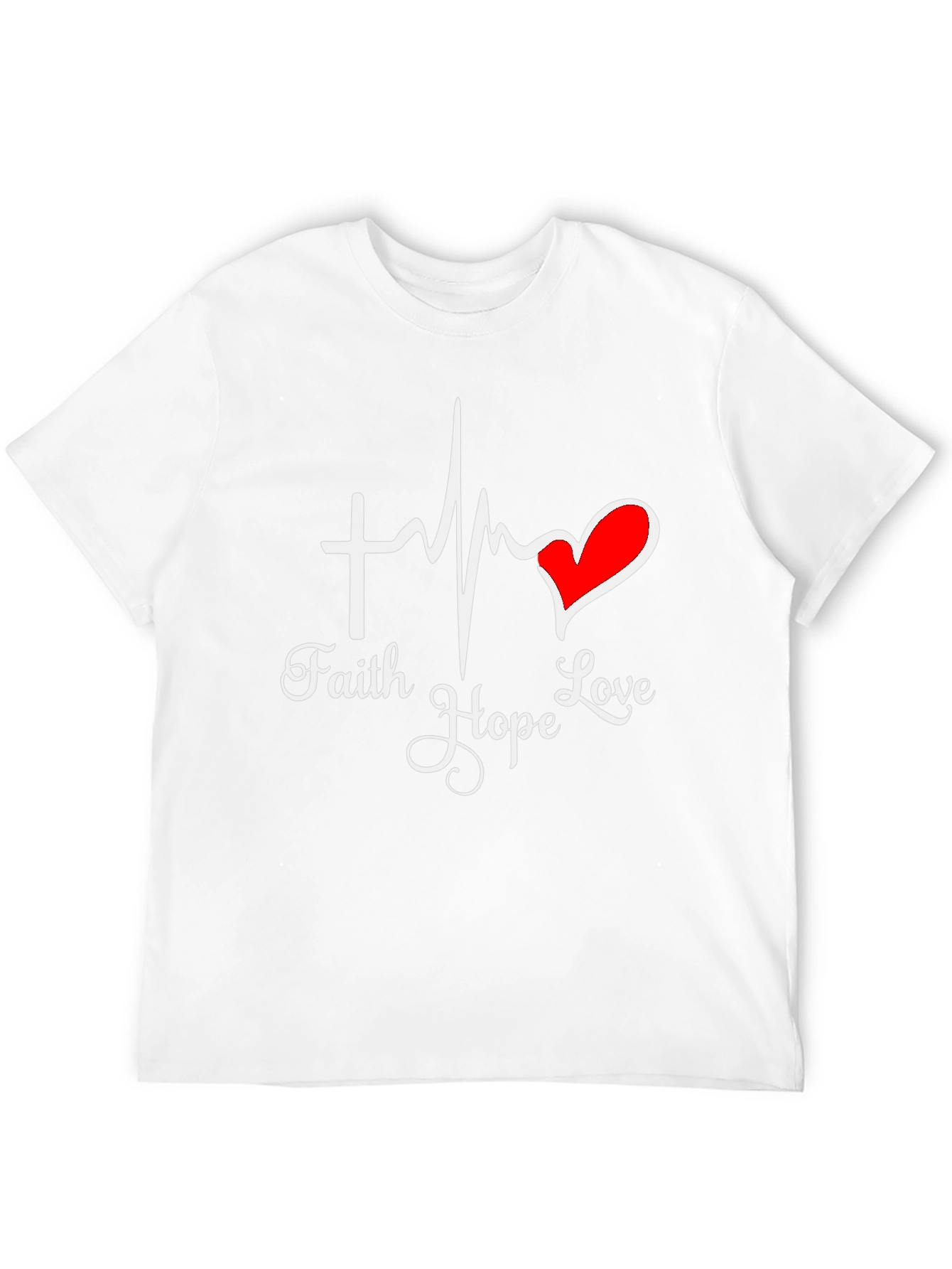 Faith Hope Love Graphic T-Shirt