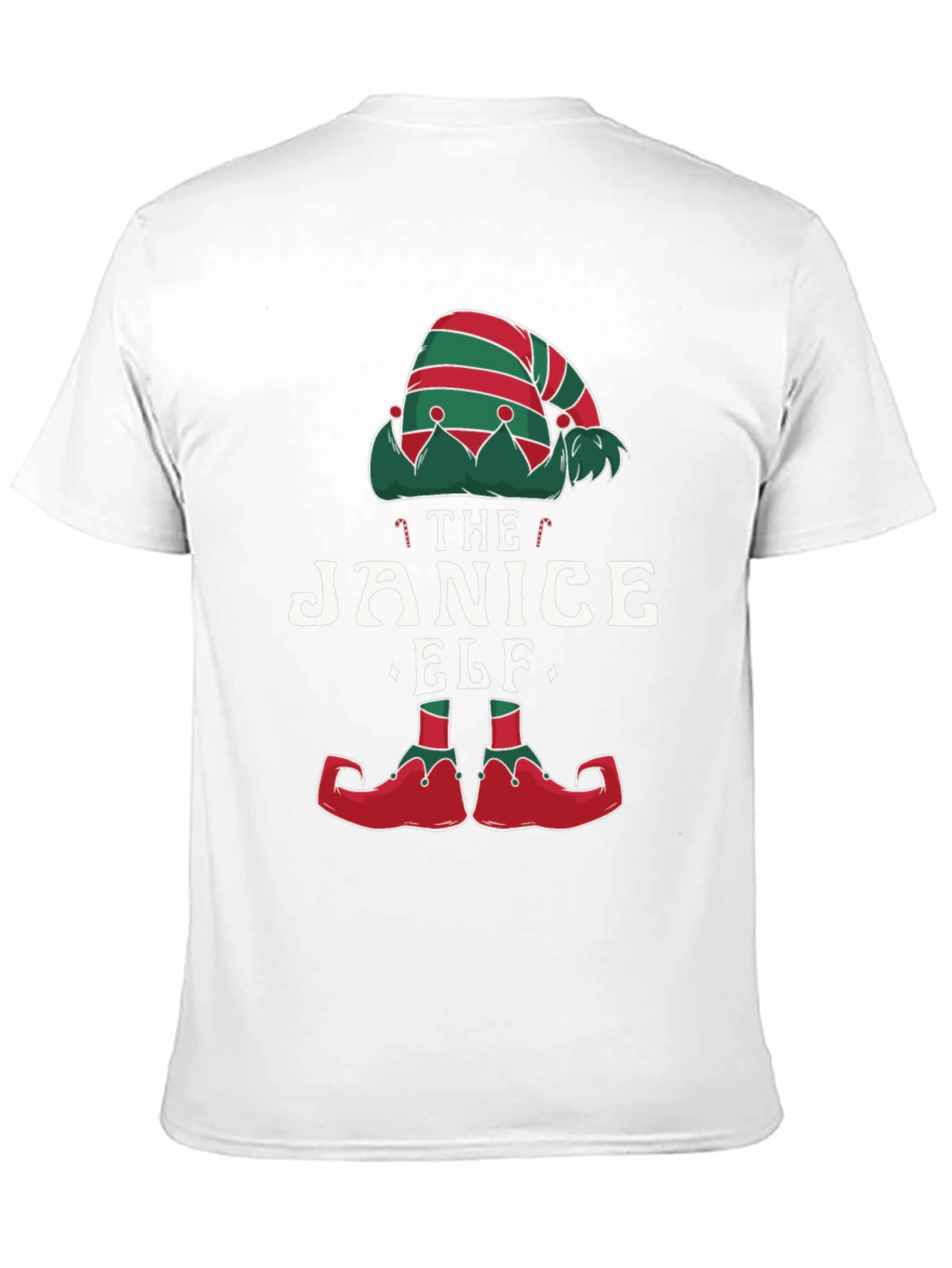 Janice Elf Christmas T-Shirt Holiday Apparel