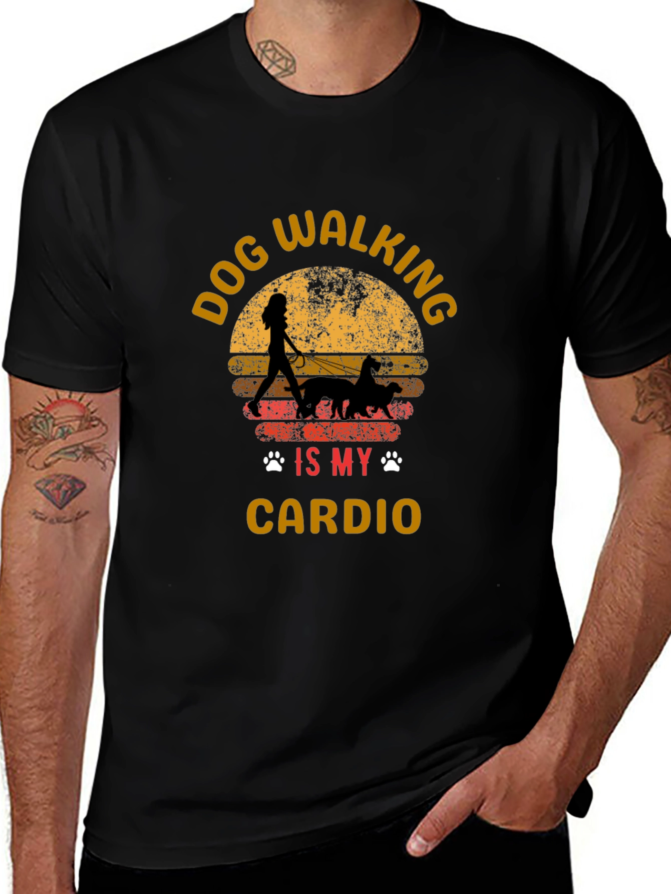 Dog Walking is My Cardio T-Shirt