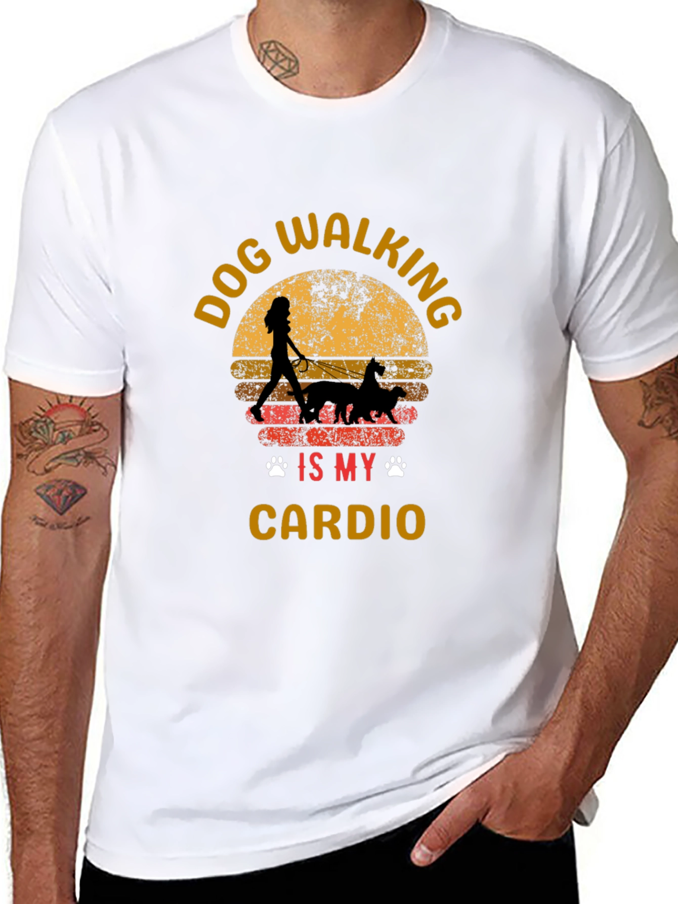 Dog Walking is My Cardio T-Shirt