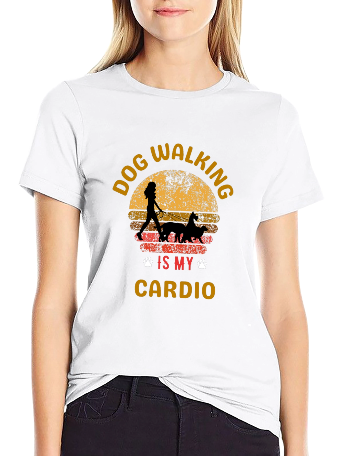 Dog Walking is My Cardio T-Shirt