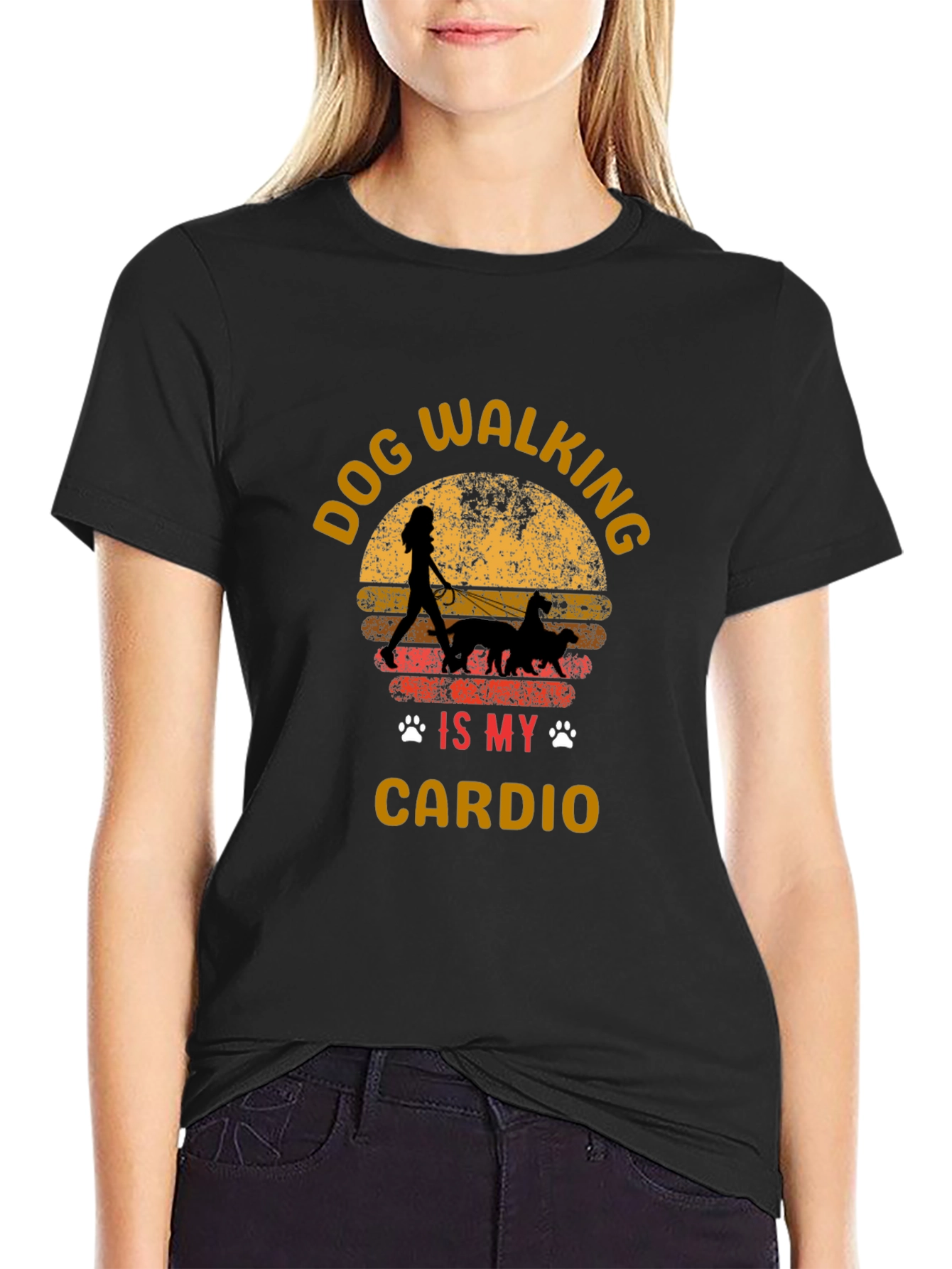 Dog Walking is My Cardio T-Shirt