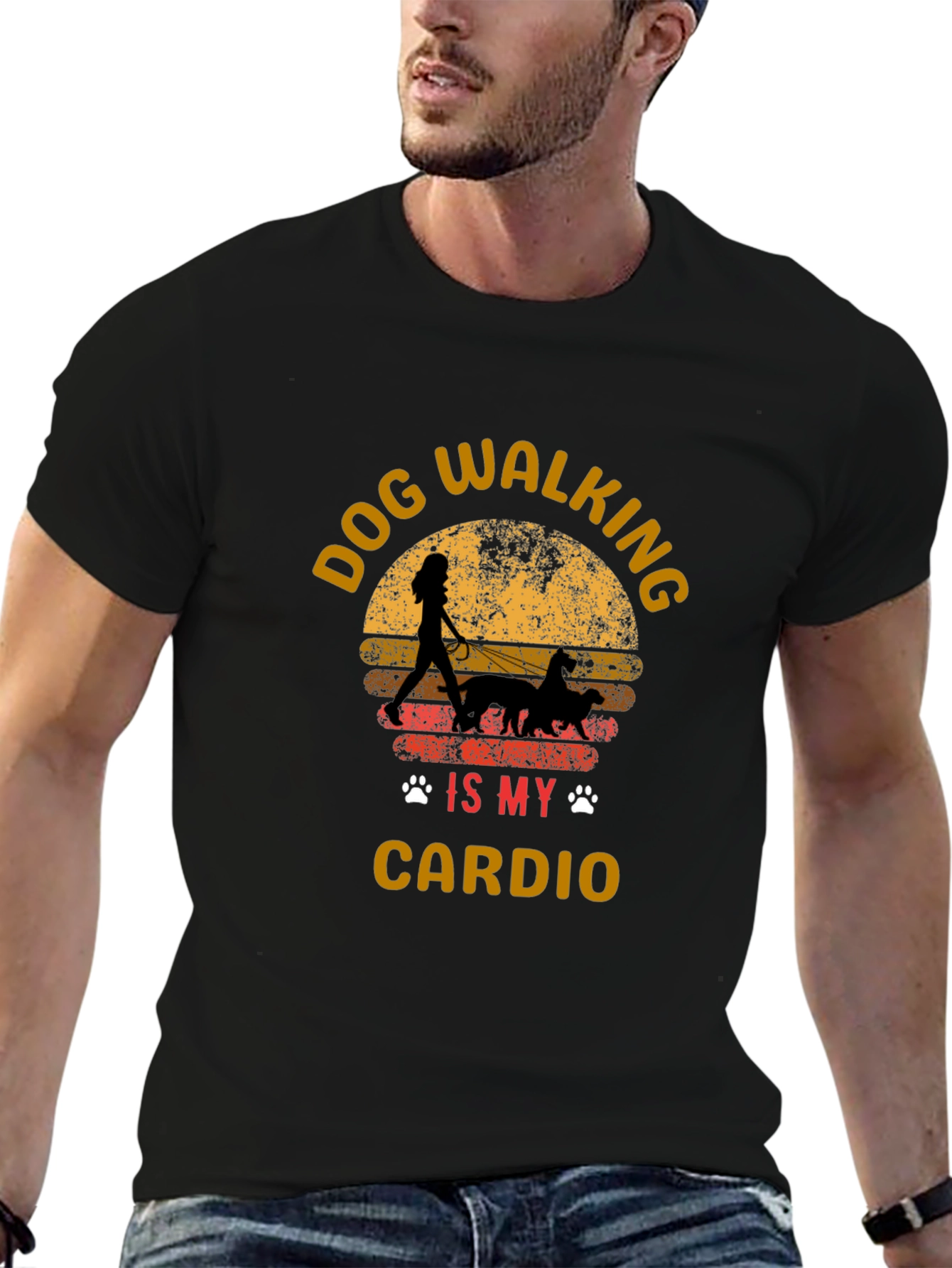 Dog Walking is My Cardio T-Shirt