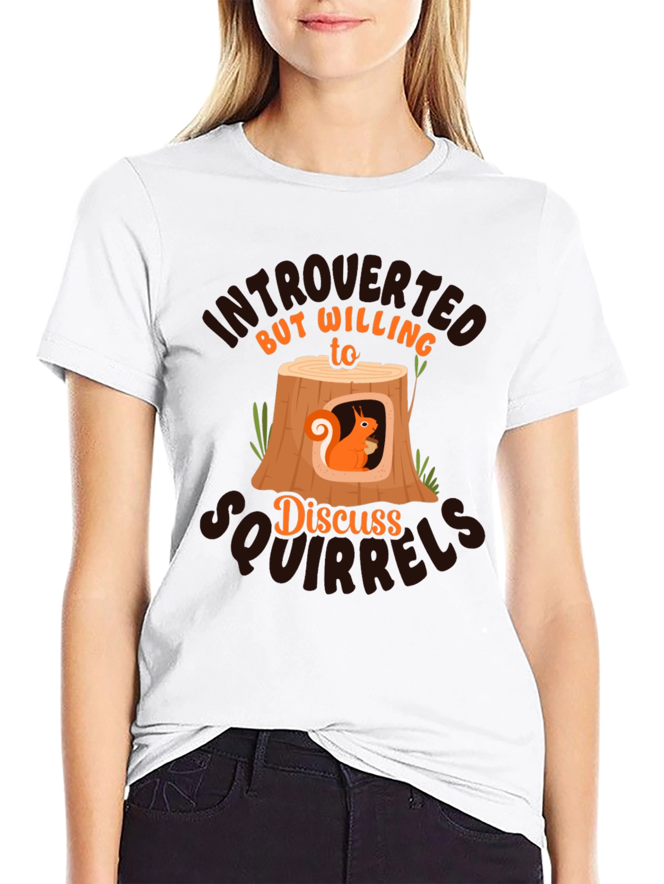 Introverted Squirrels T-Shirt - Discuss Squirrels!