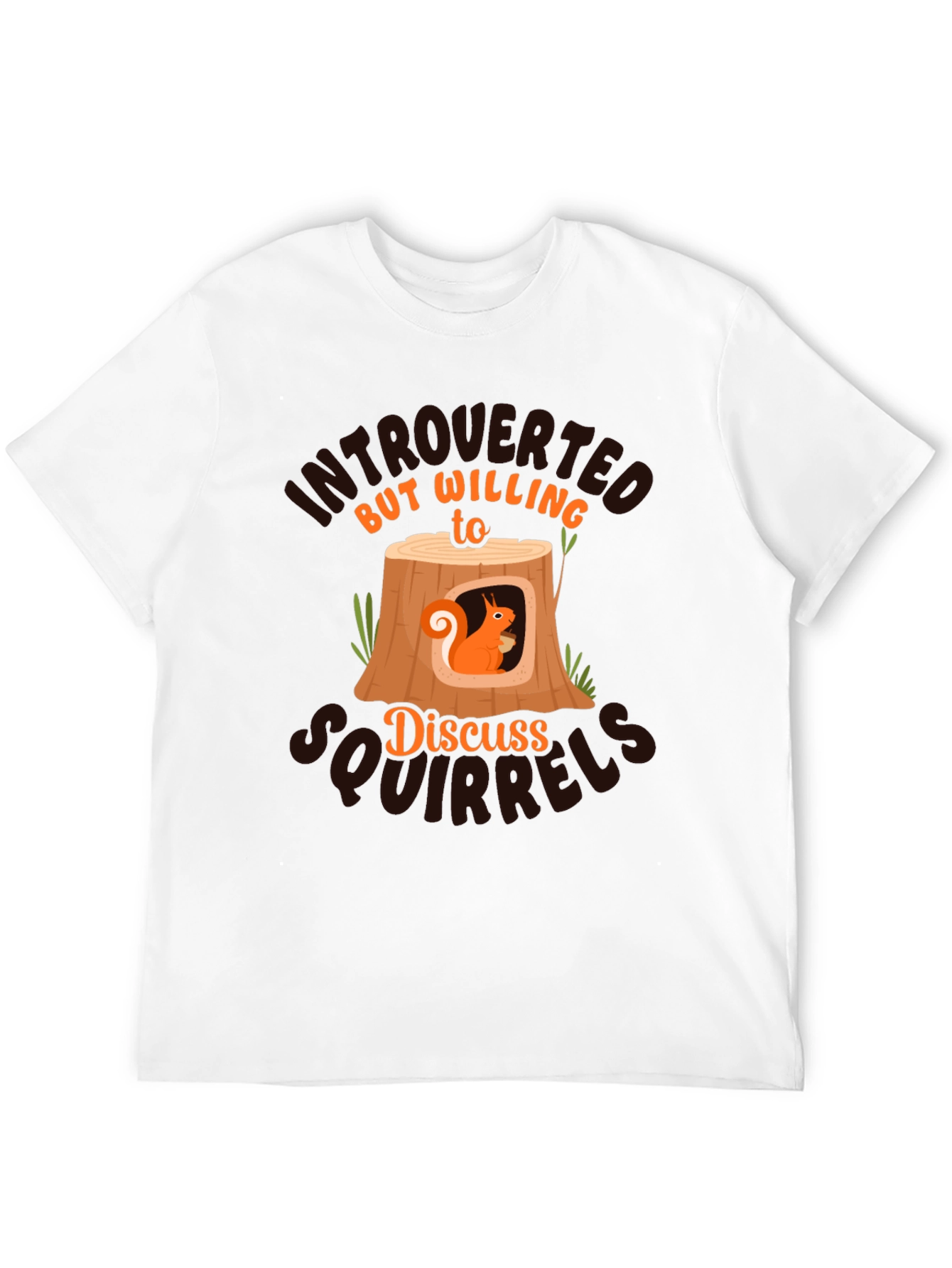 Introverted Squirrels T-Shirt - Discuss Squirrels!