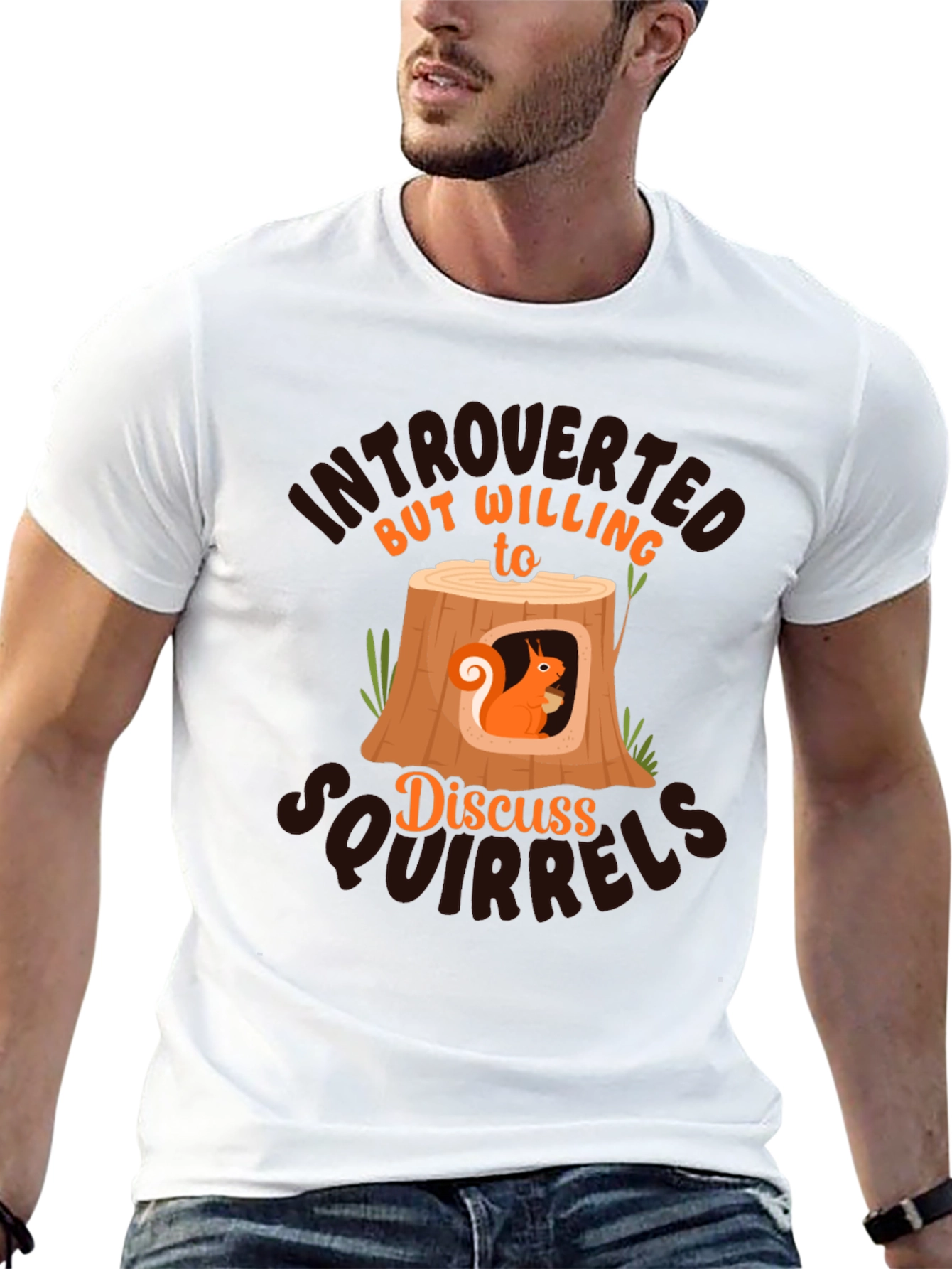 Introverted Squirrels T-Shirt - Discuss Squirrels!