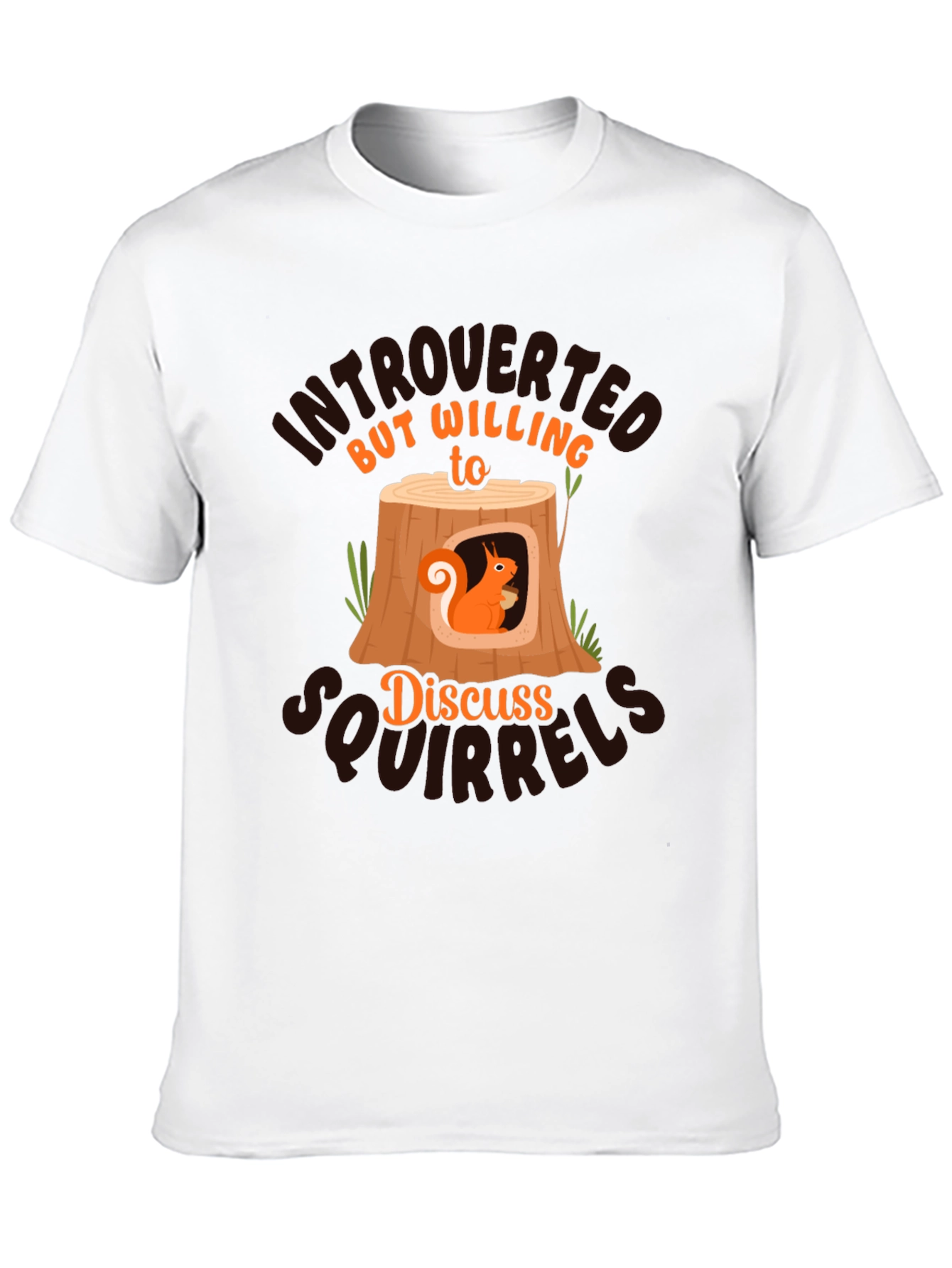 Introverted Squirrels T-Shirt - Discuss Squirrels!