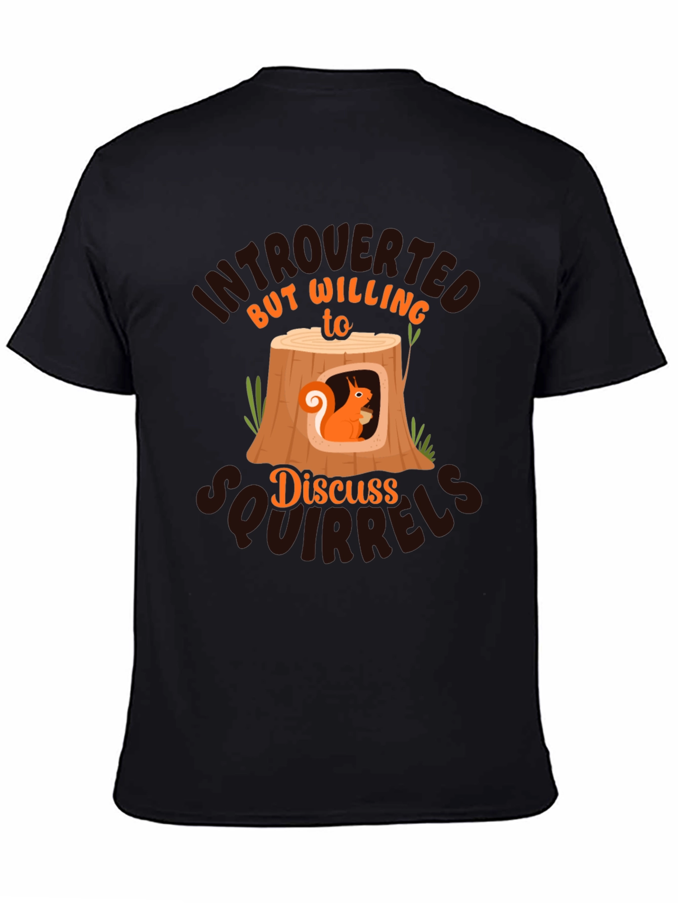 Introverted Squirrels T-Shirt - Discuss Squirrels!