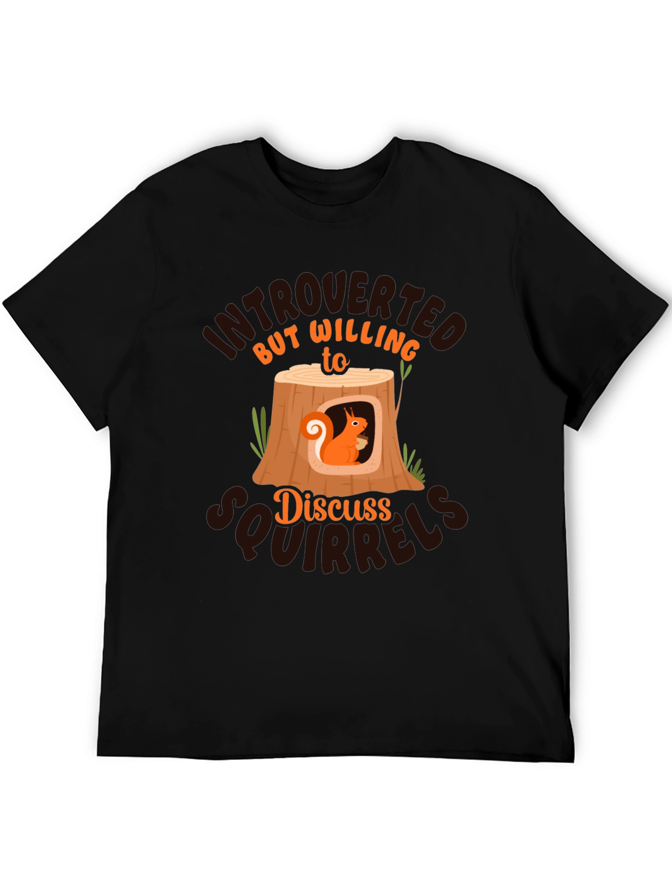 Introverted Squirrels T-Shirt - Discuss Squirrels!