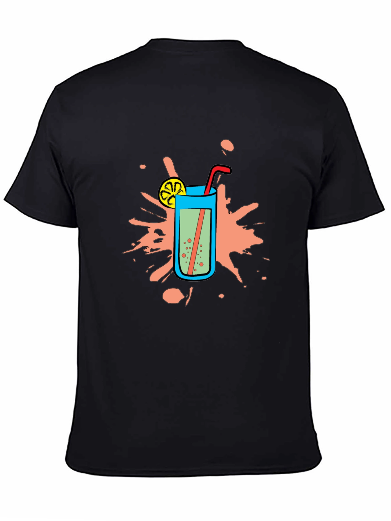 Cool Drink Graphic Tee - Refreshing Summer Style
