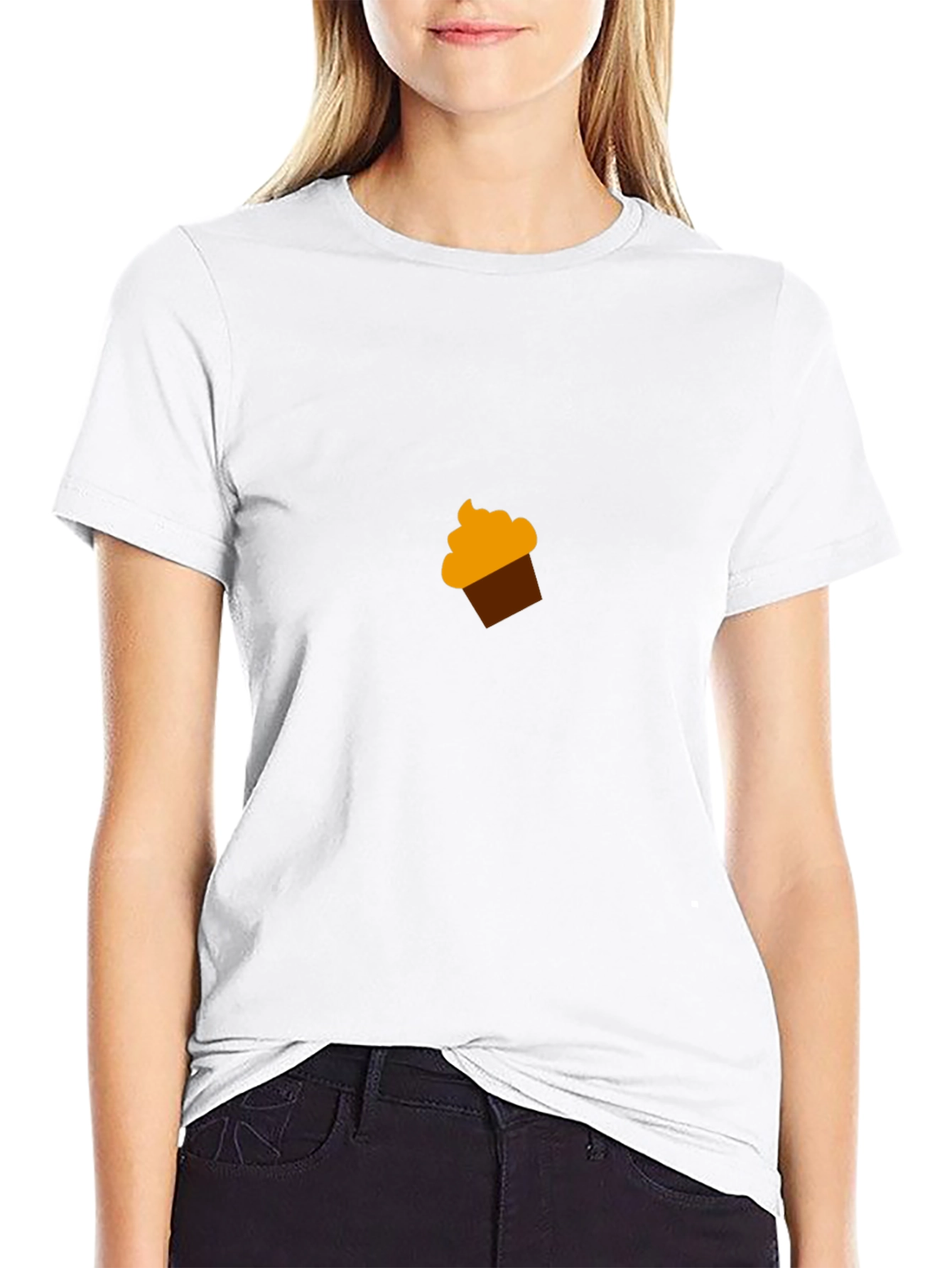 Cupcake Graphic Black T-Shirt