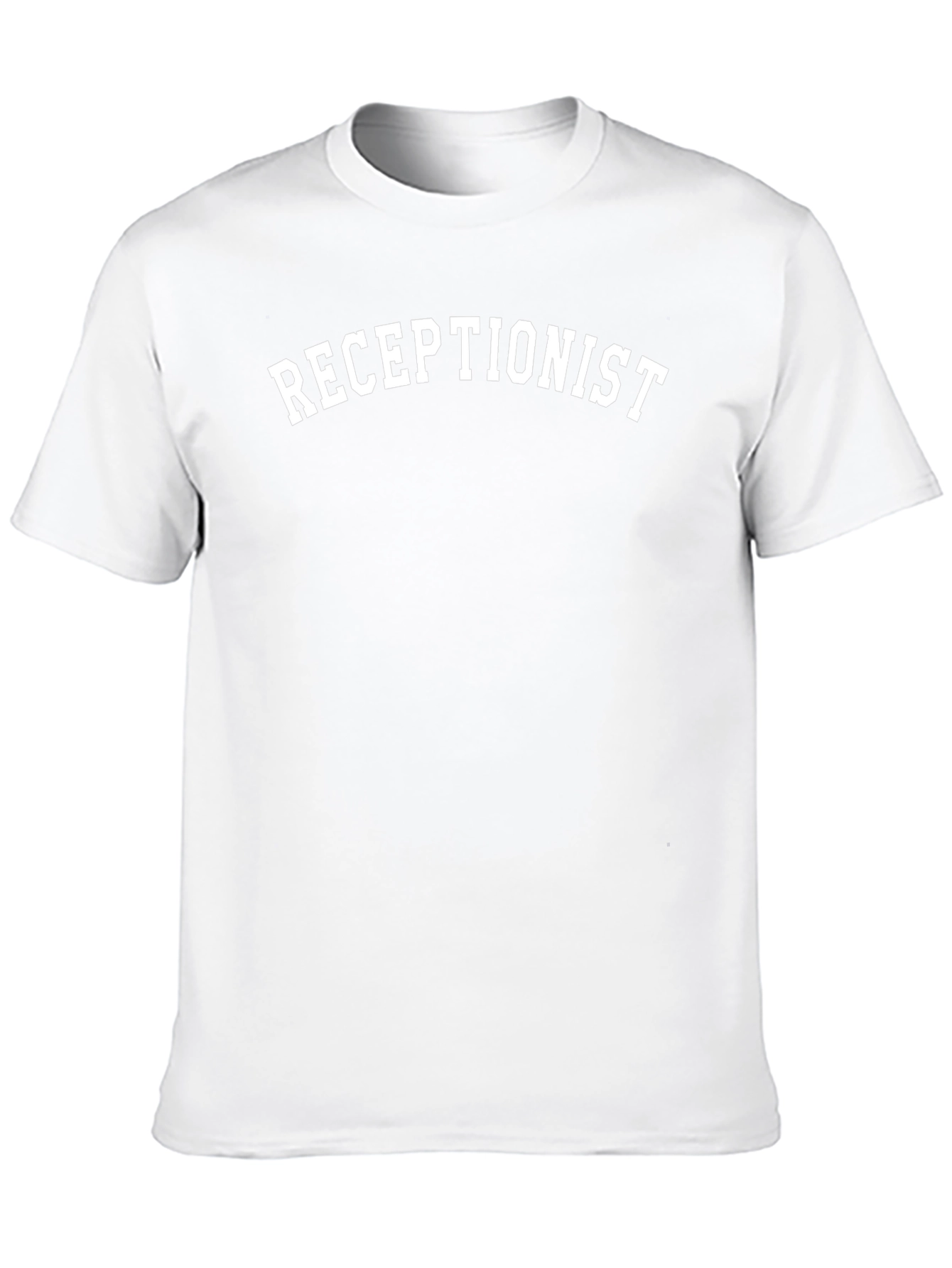 Receptionist Black T-Shirt