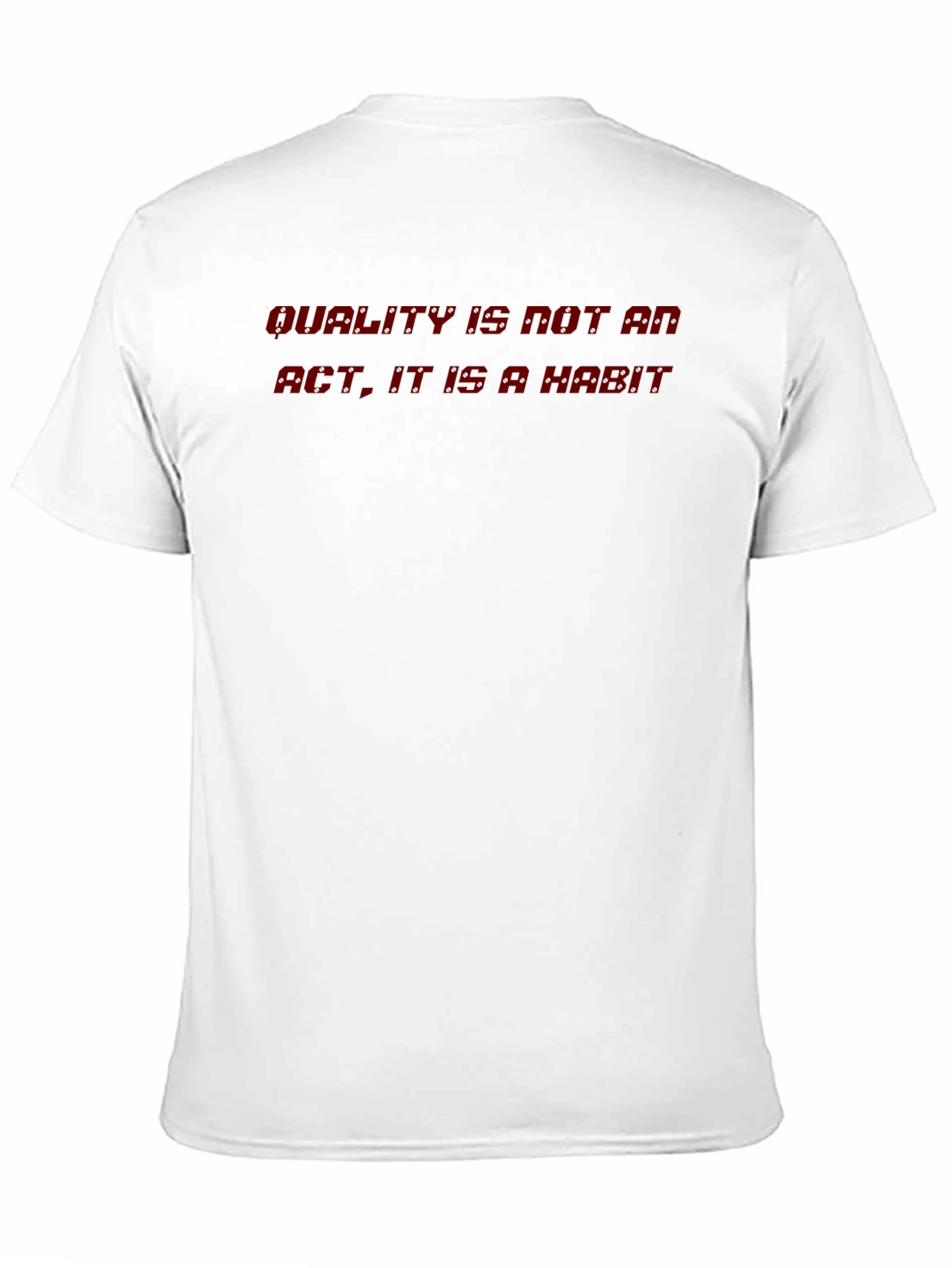 Quality Habit Tee - Black Crewneck T-Shirt