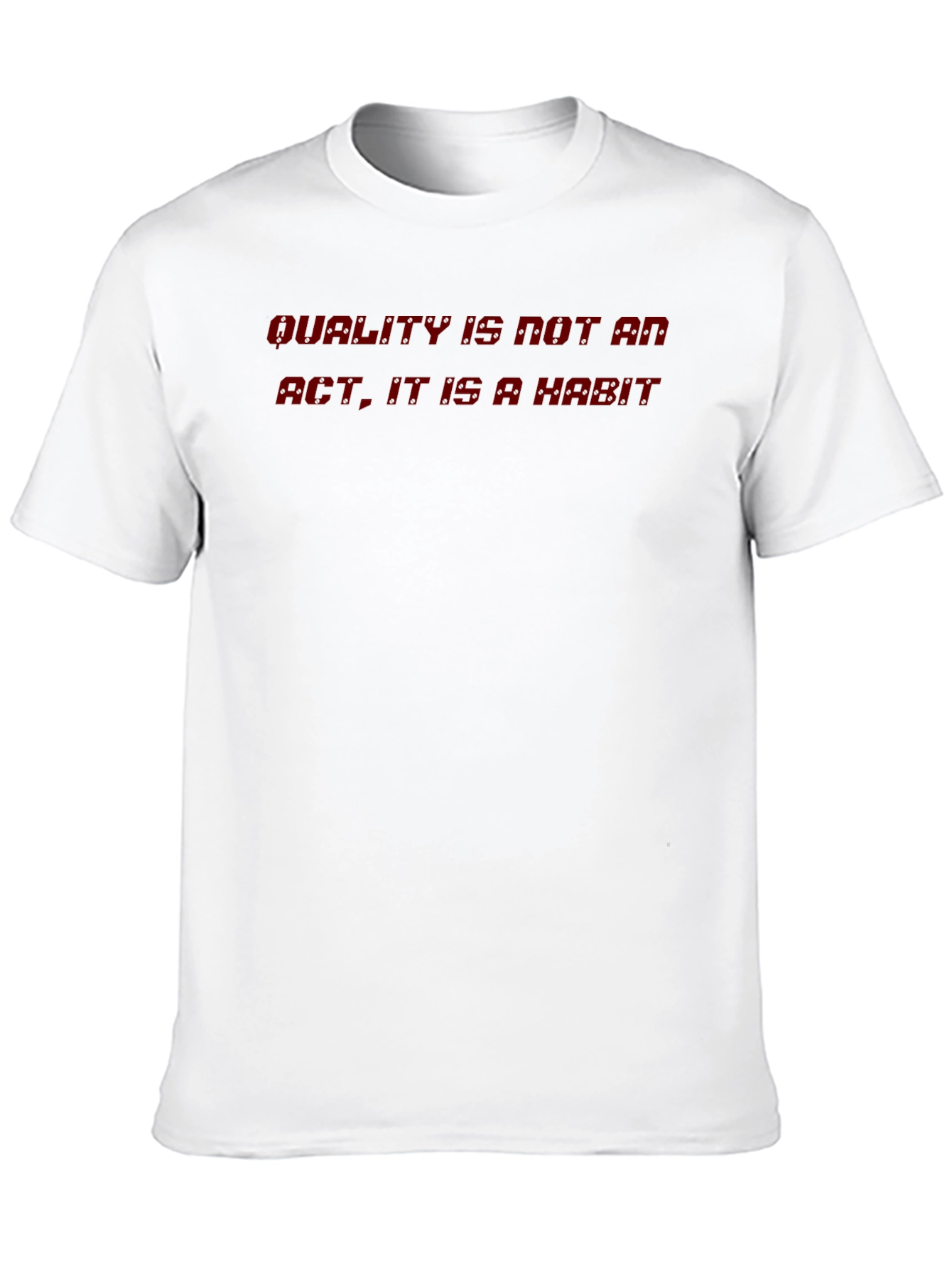 Quality Habit Tee - Black Crewneck T-Shirt
