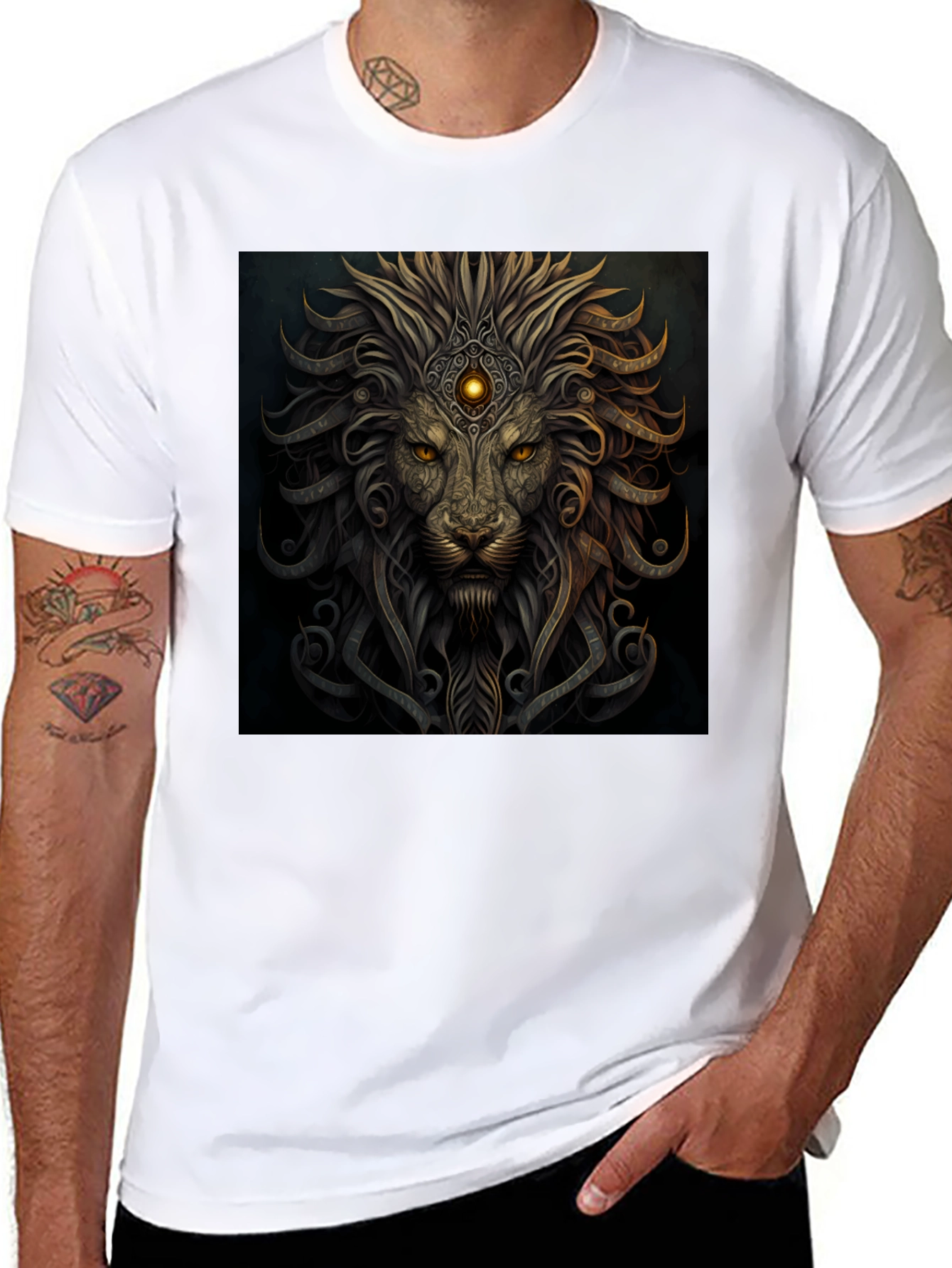 Lion King Graphic Black T-Shirt