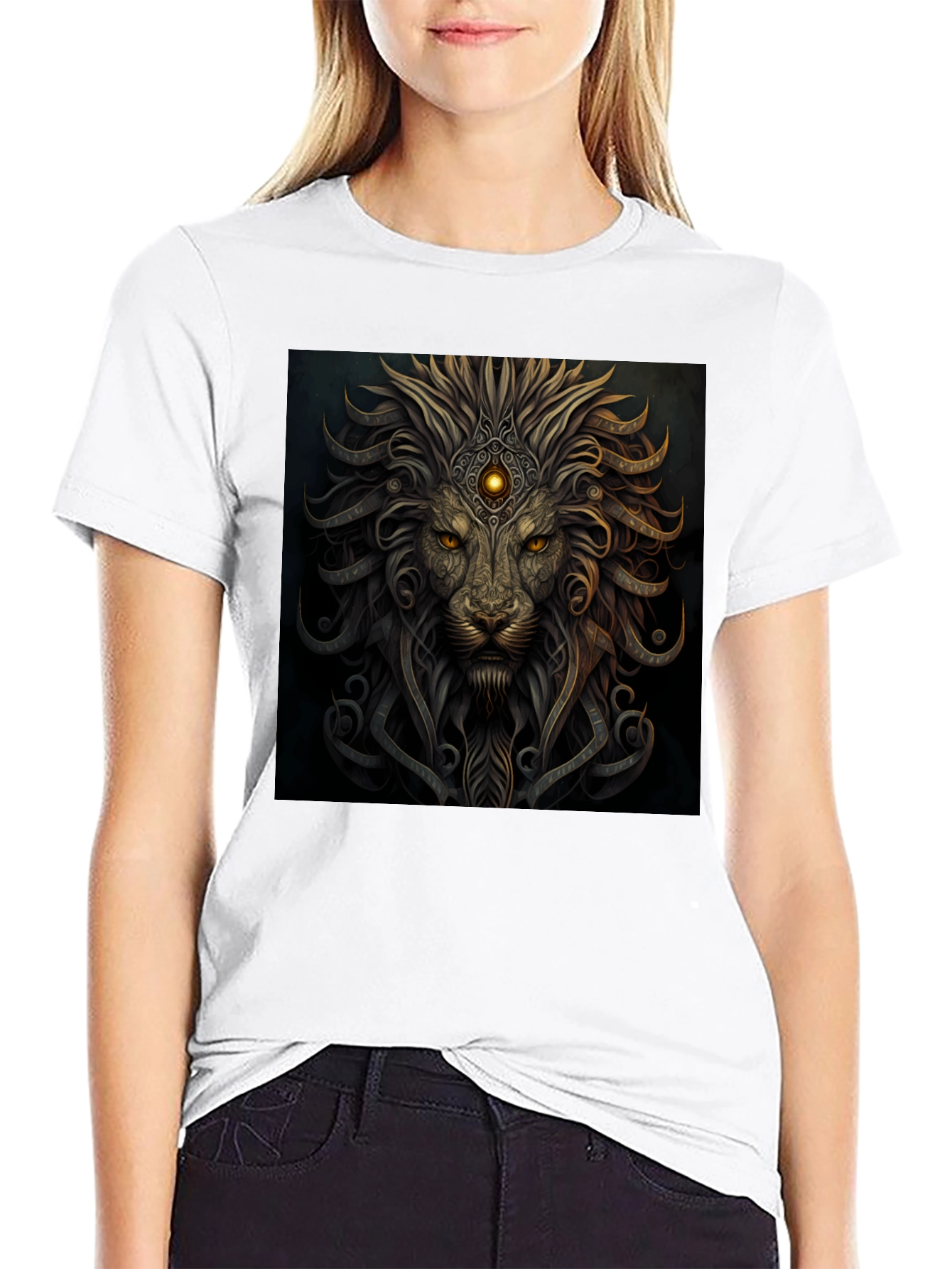 Lion King Graphic Black T-Shirt