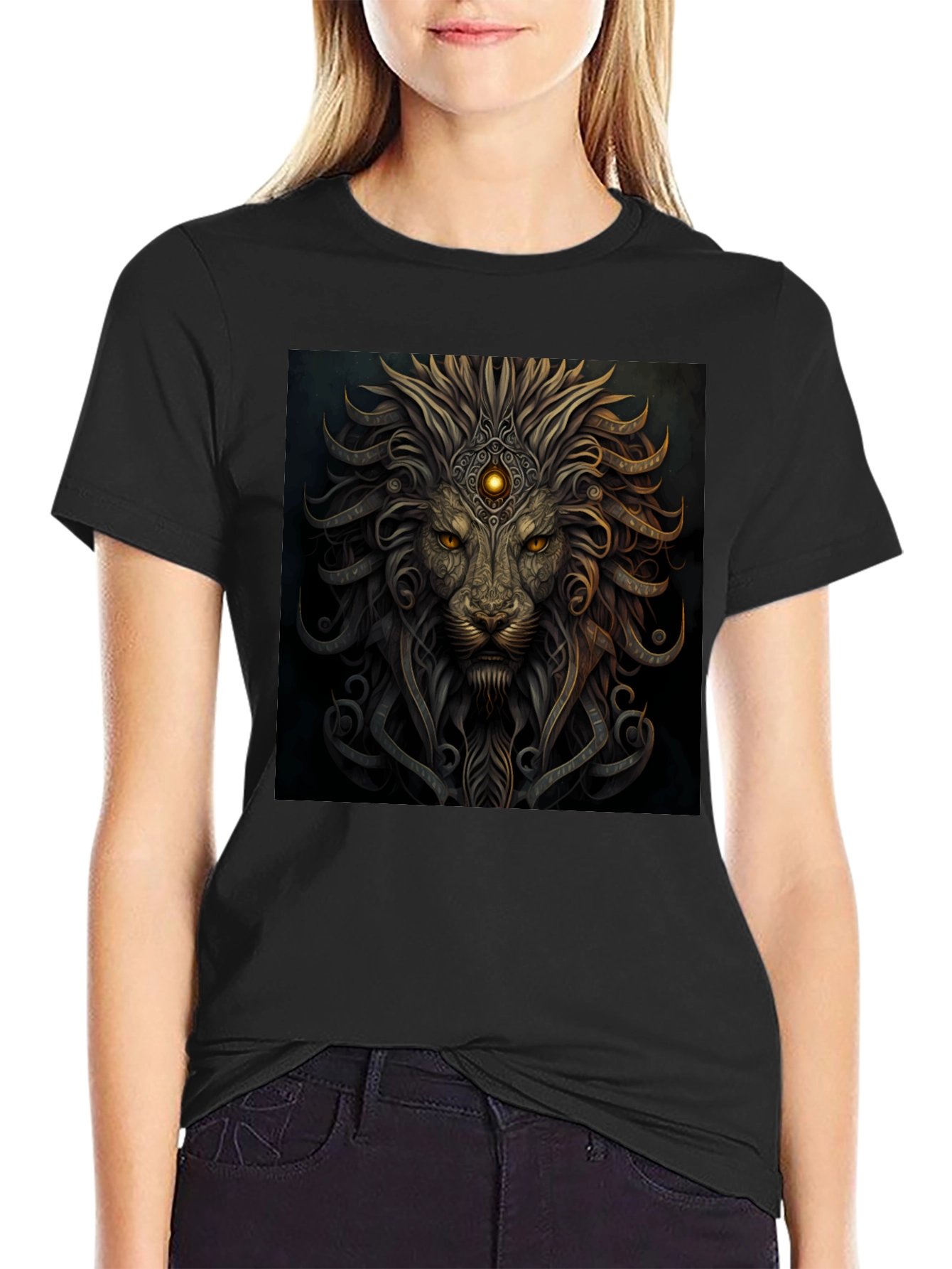 Lion King Graphic Black T-Shirt