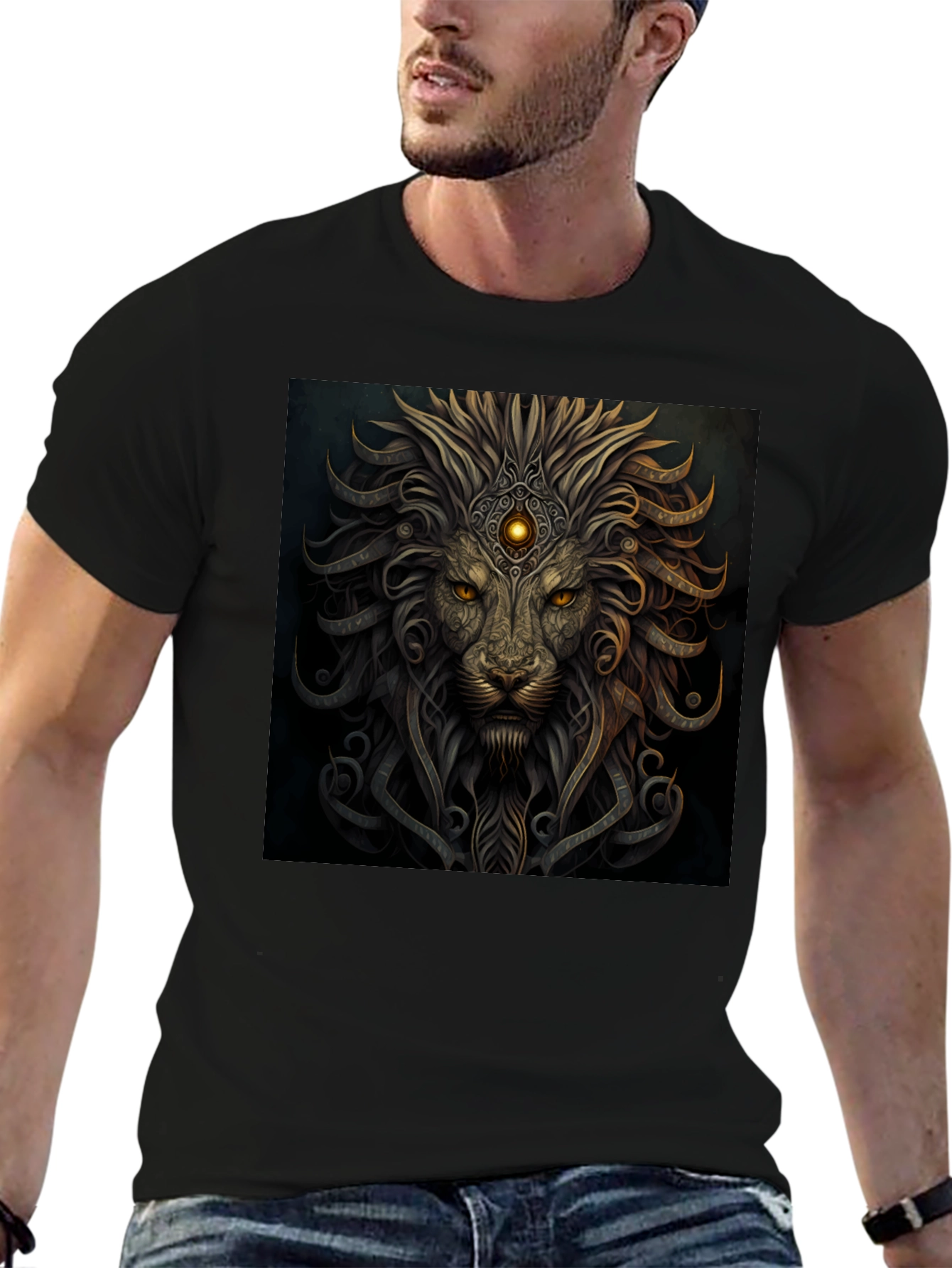 Lion King Graphic Black T-Shirt