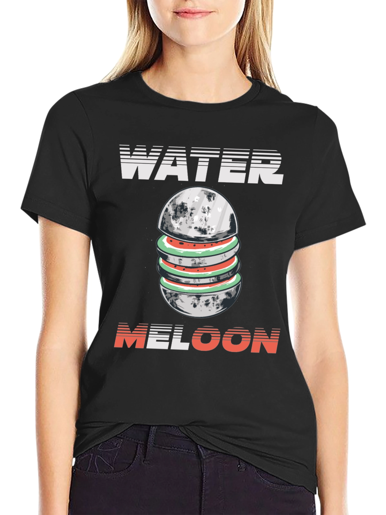 Watermeloon Tee - Lunar Slice T-Shirt