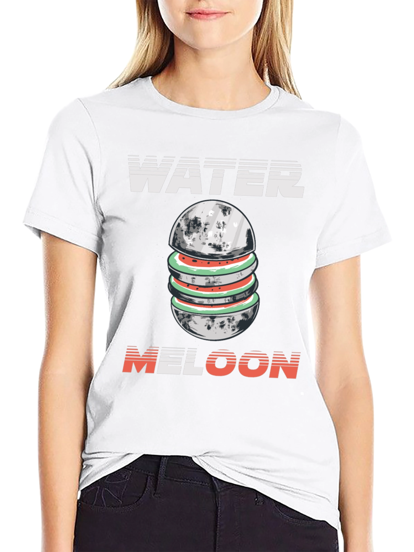 Watermeloon Tee - Lunar Slice T-Shirt