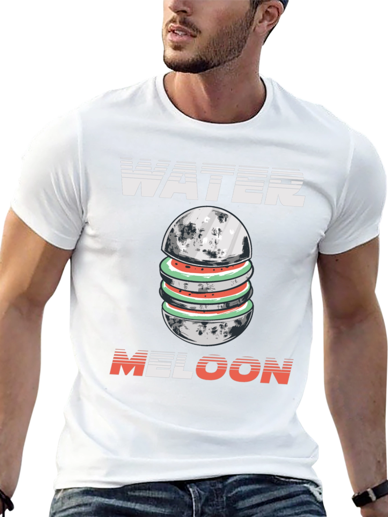 Watermeloon Tee - Lunar Slice T-Shirt