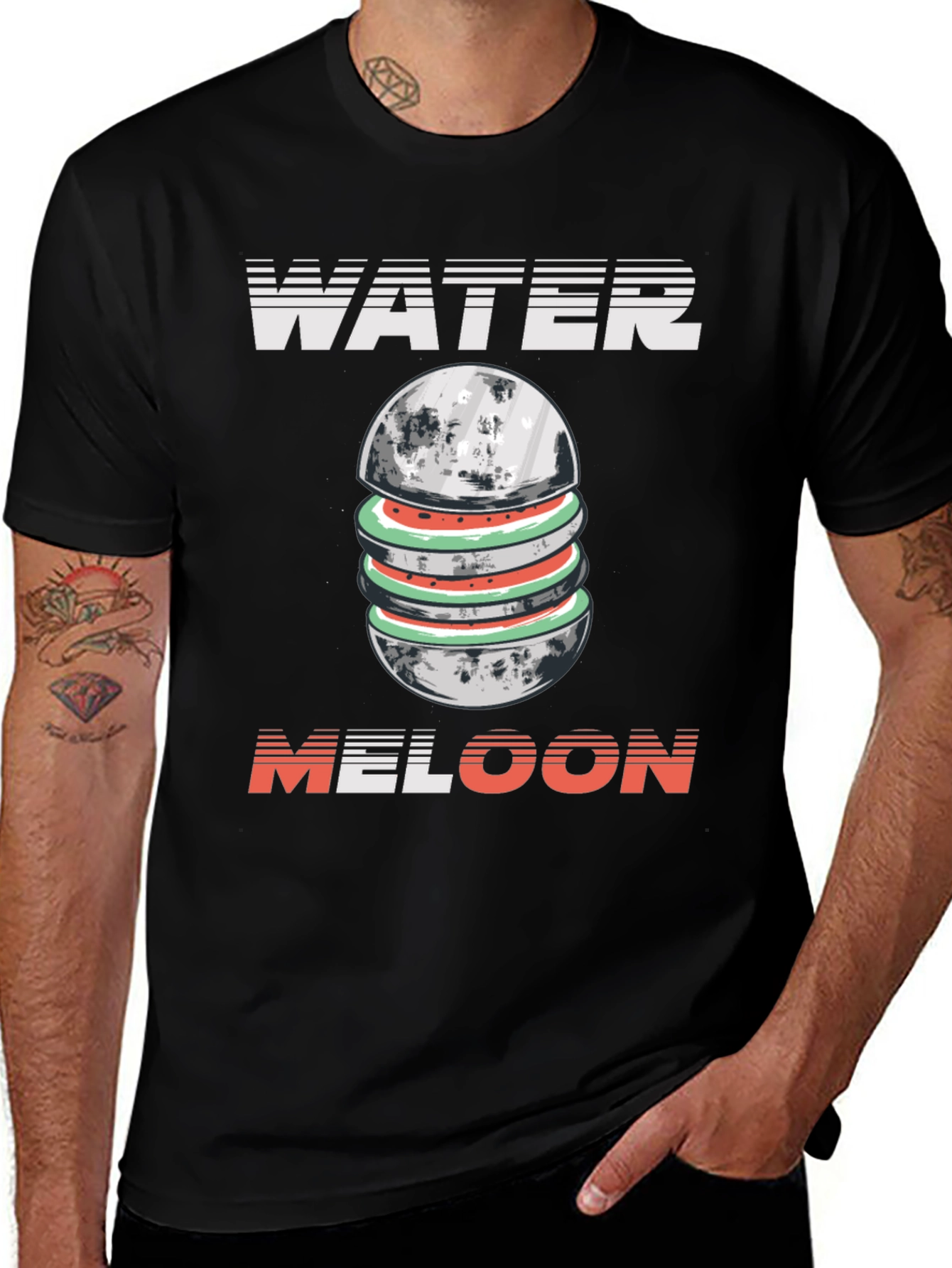 Watermeloon Tee - Lunar Slice T-Shirt