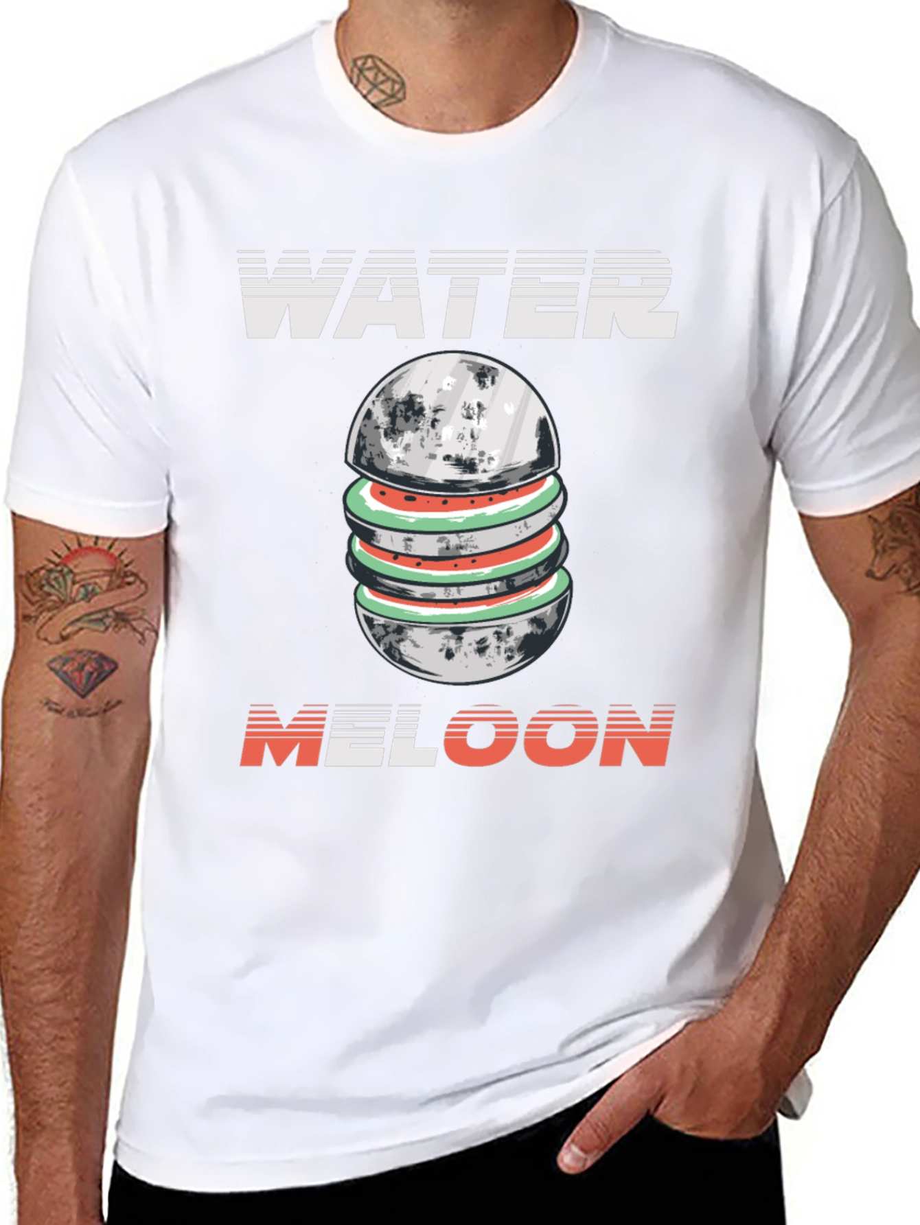 Watermeloon Tee - Lunar Slice T-Shirt