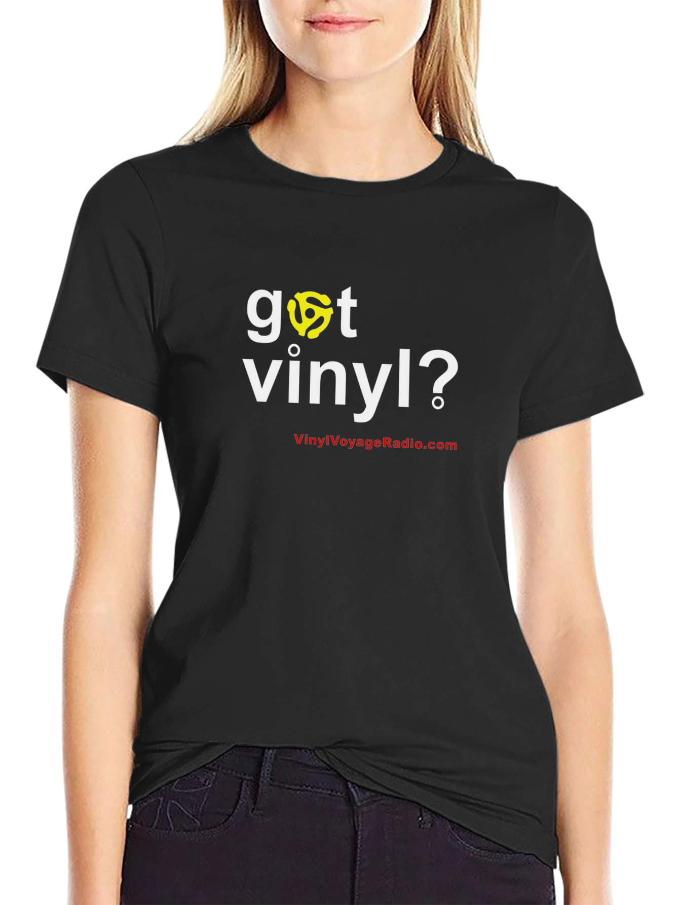 Got Vinyl? Black Graphic Tee