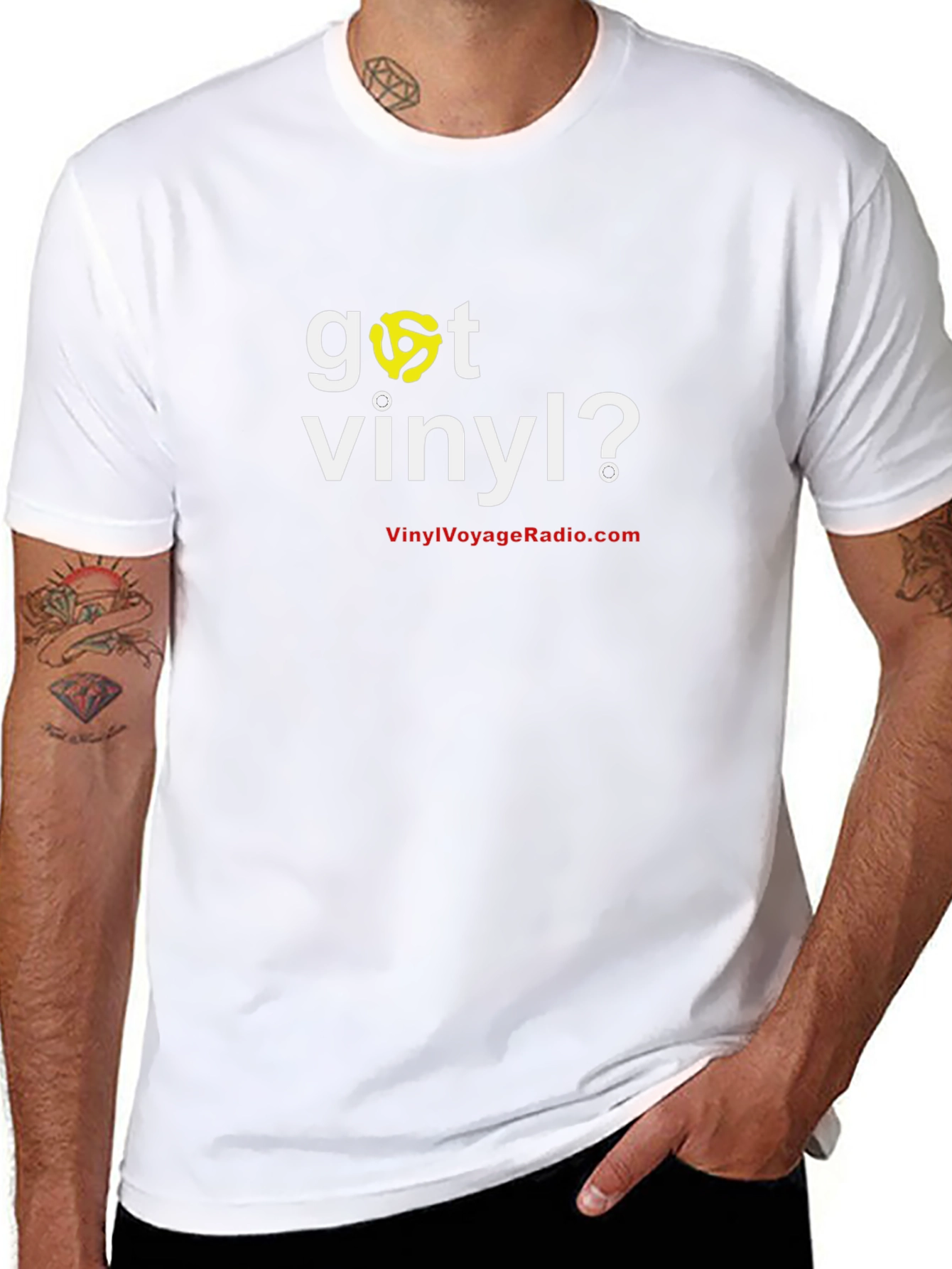 Got Vinyl? Black Graphic Tee
