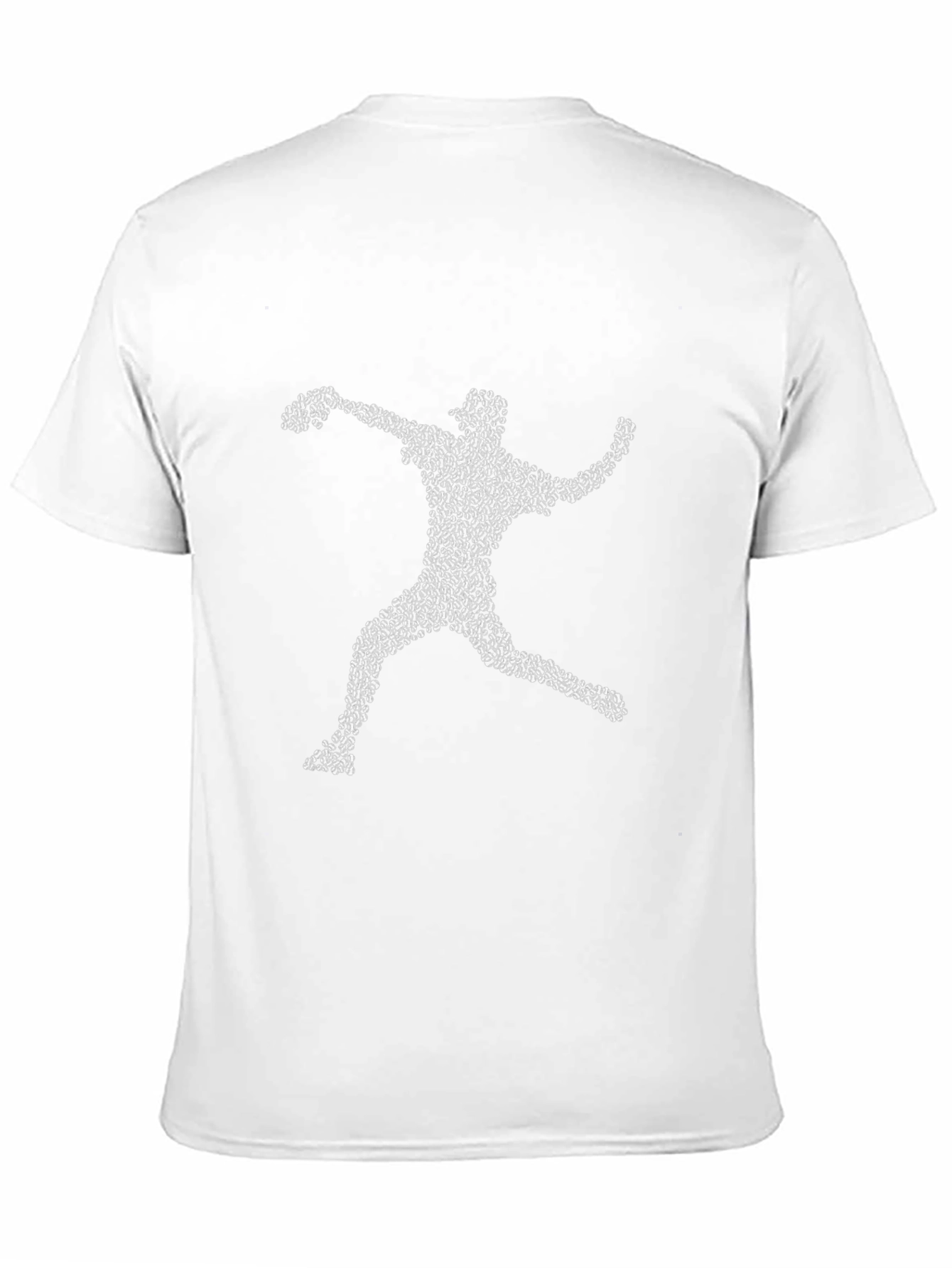 Baseball Pitcher T-Shirt - Unique Silhouette Graphic Tee
