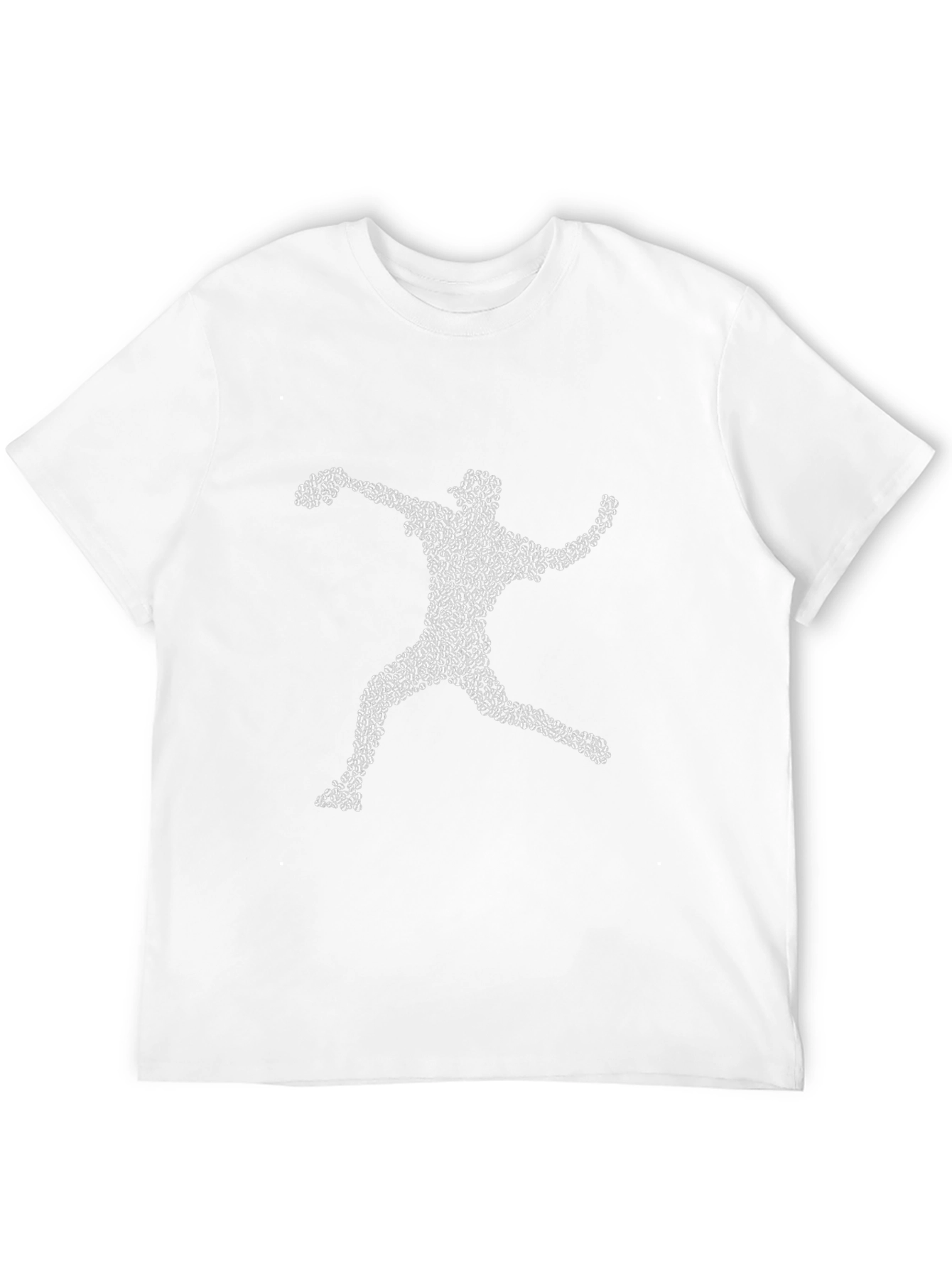 Baseball Pitcher T-Shirt - Unique Silhouette Graphic Tee