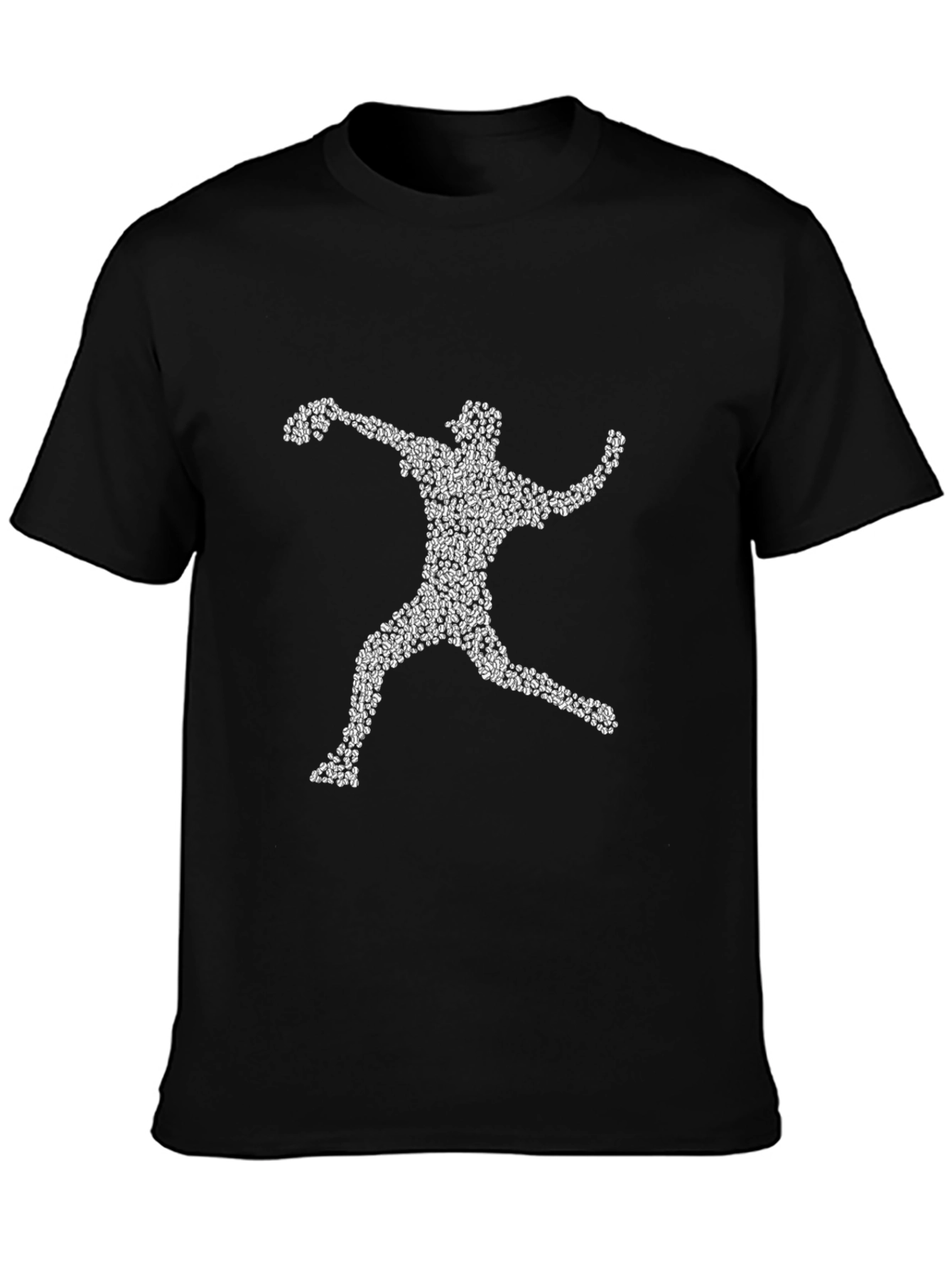Baseball Pitcher T-Shirt - Unique Silhouette Graphic Tee