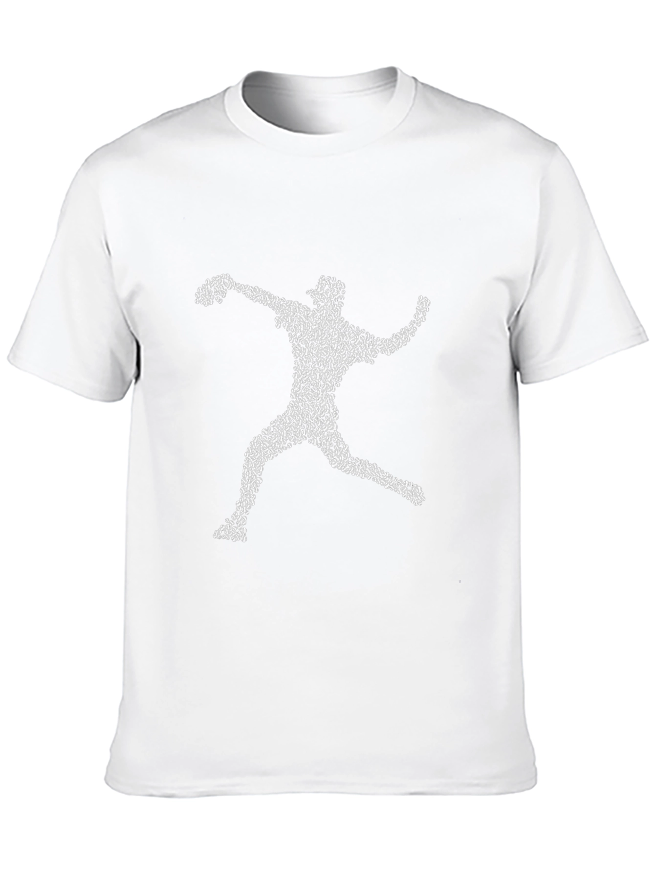 Baseball Pitcher T-Shirt - Unique Silhouette Graphic Tee