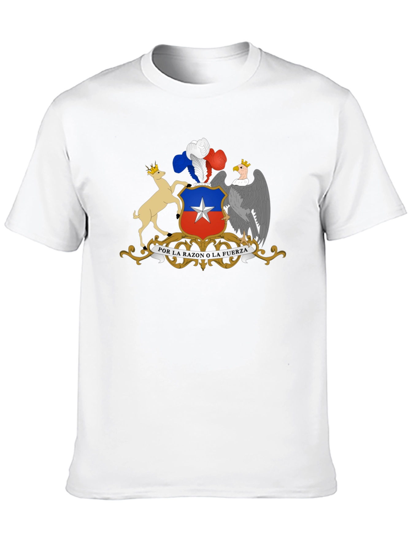 Chile Coat of Arms Black T-Shirt
