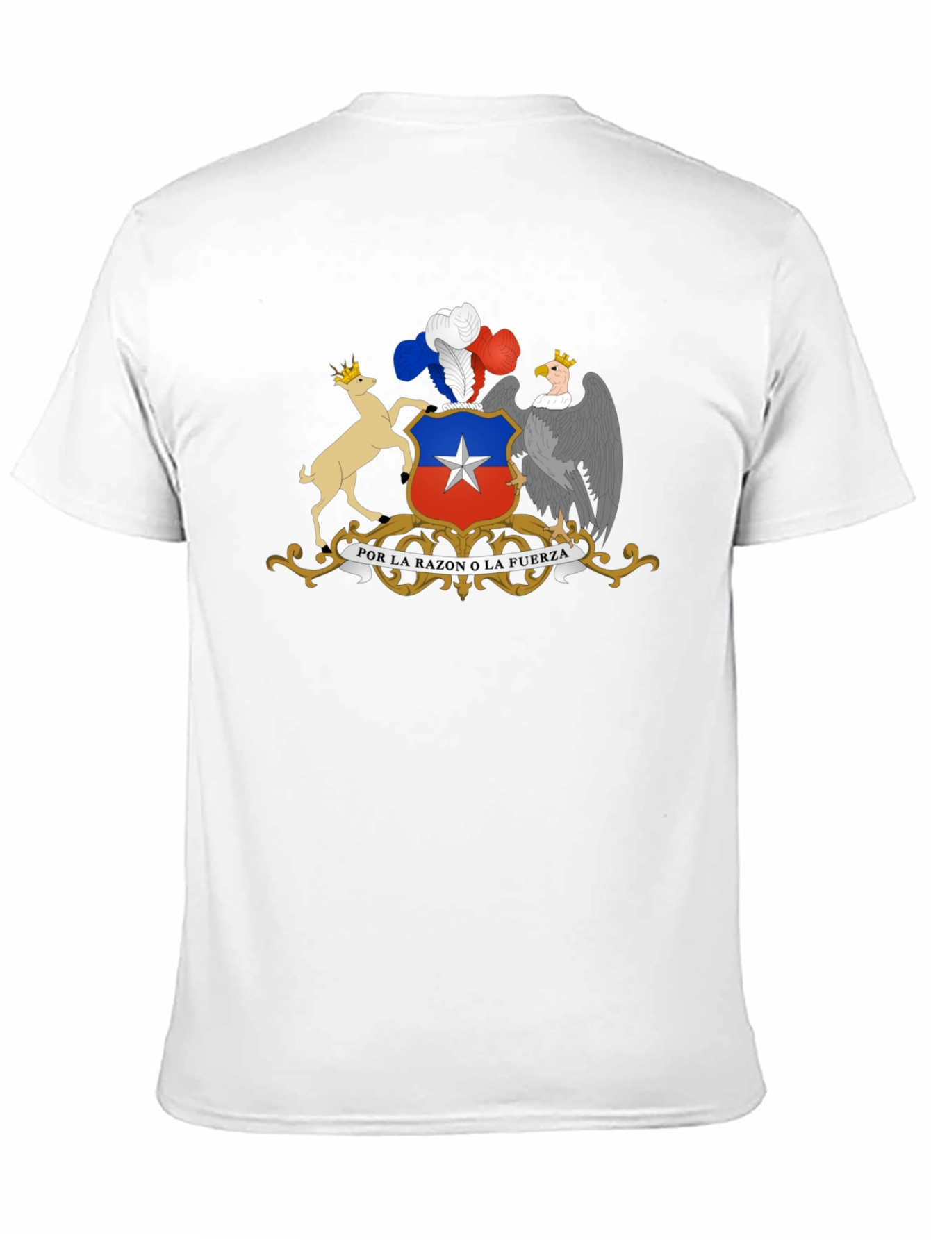 Chile Coat of Arms Black T-Shirt