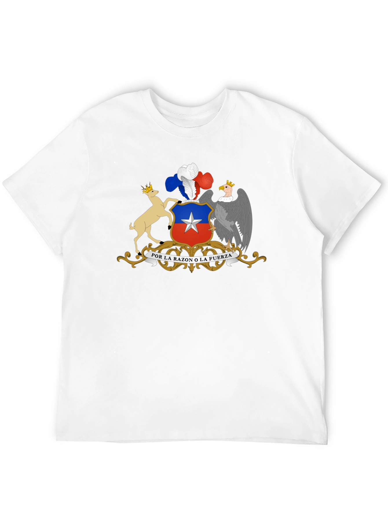 Chile Coat of Arms Black T-Shirt