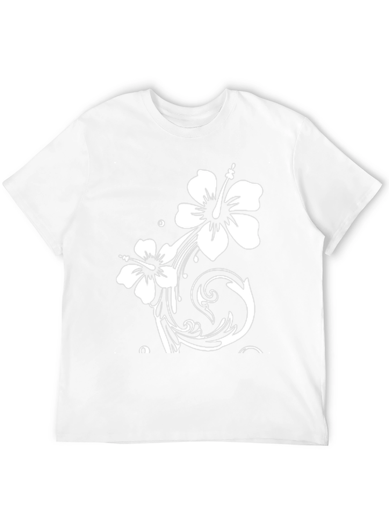 Black Floral Graphic Tee