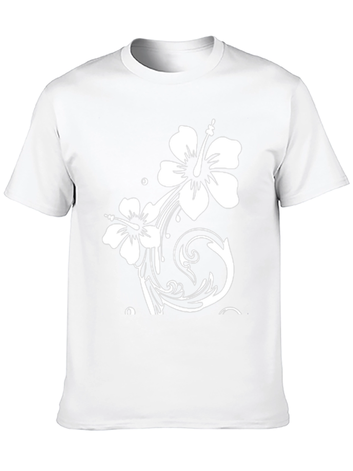 Black Floral Graphic Tee