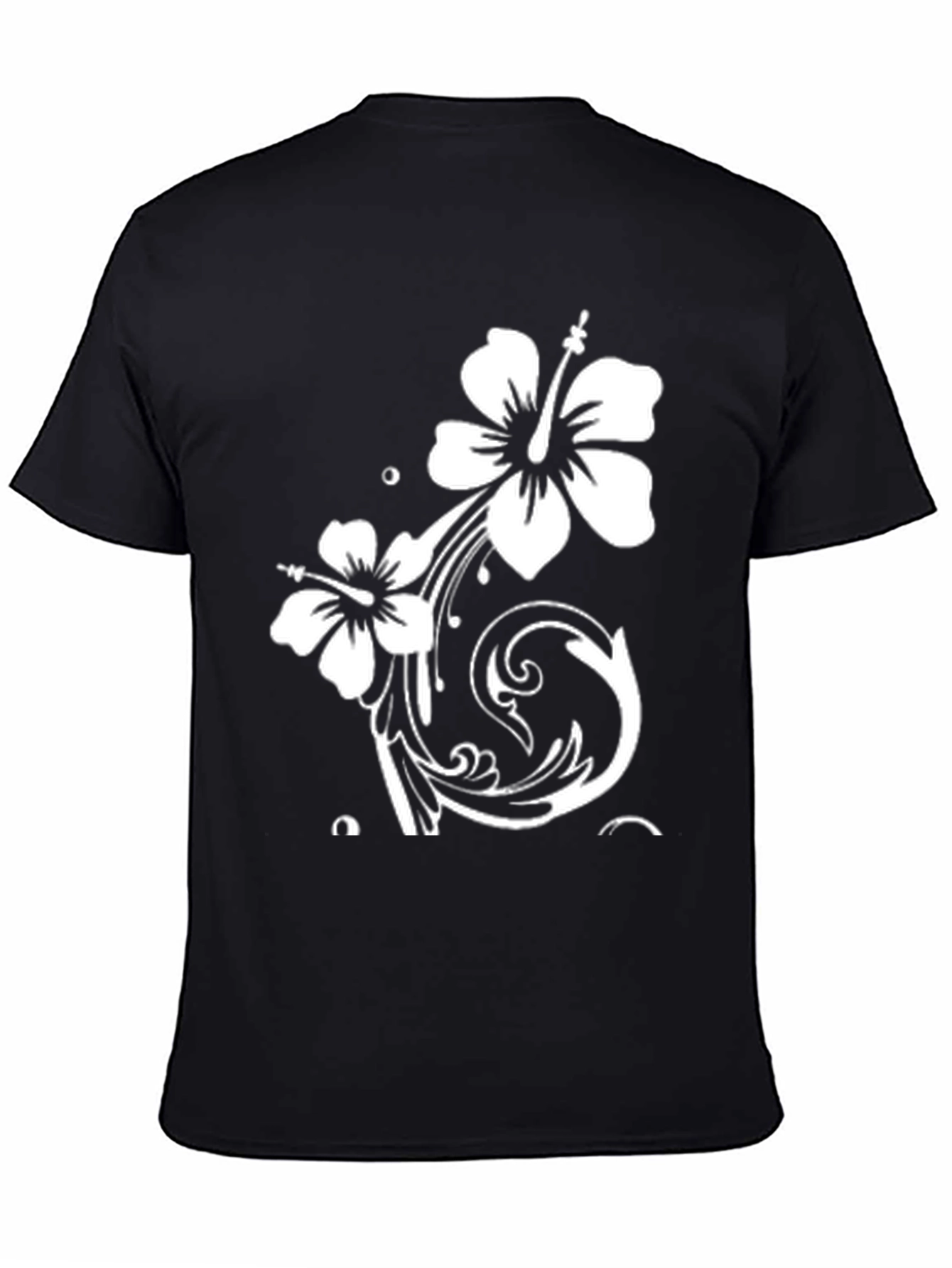Black Floral Graphic Tee