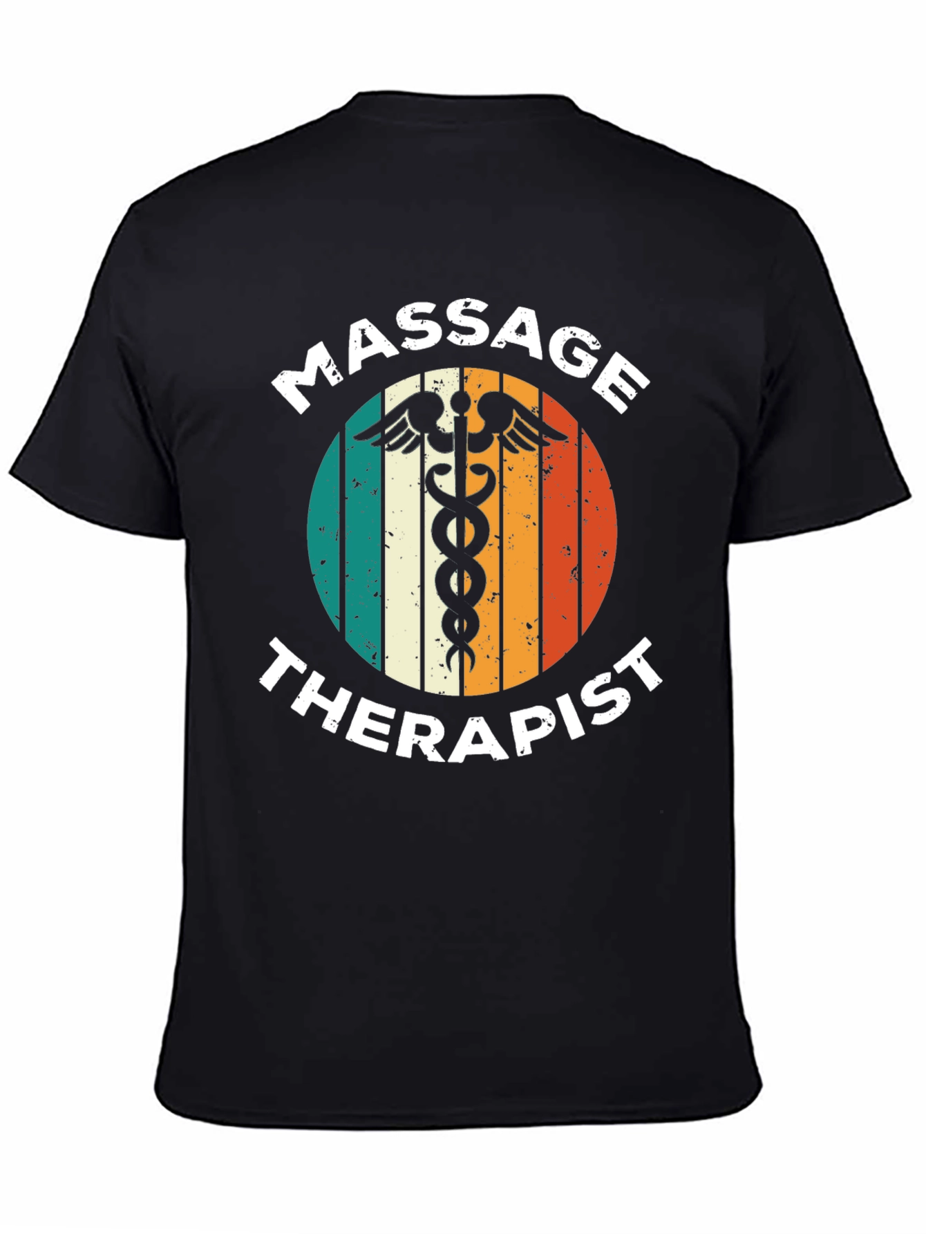 Massage Therapist Retro Graphic T-Shirt