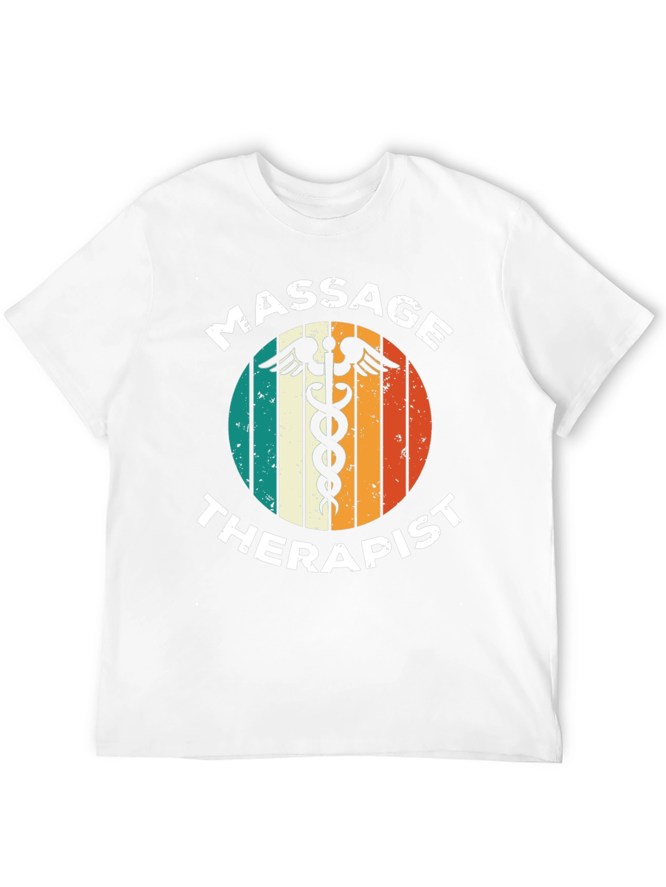 Massage Therapist Retro Graphic T-Shirt